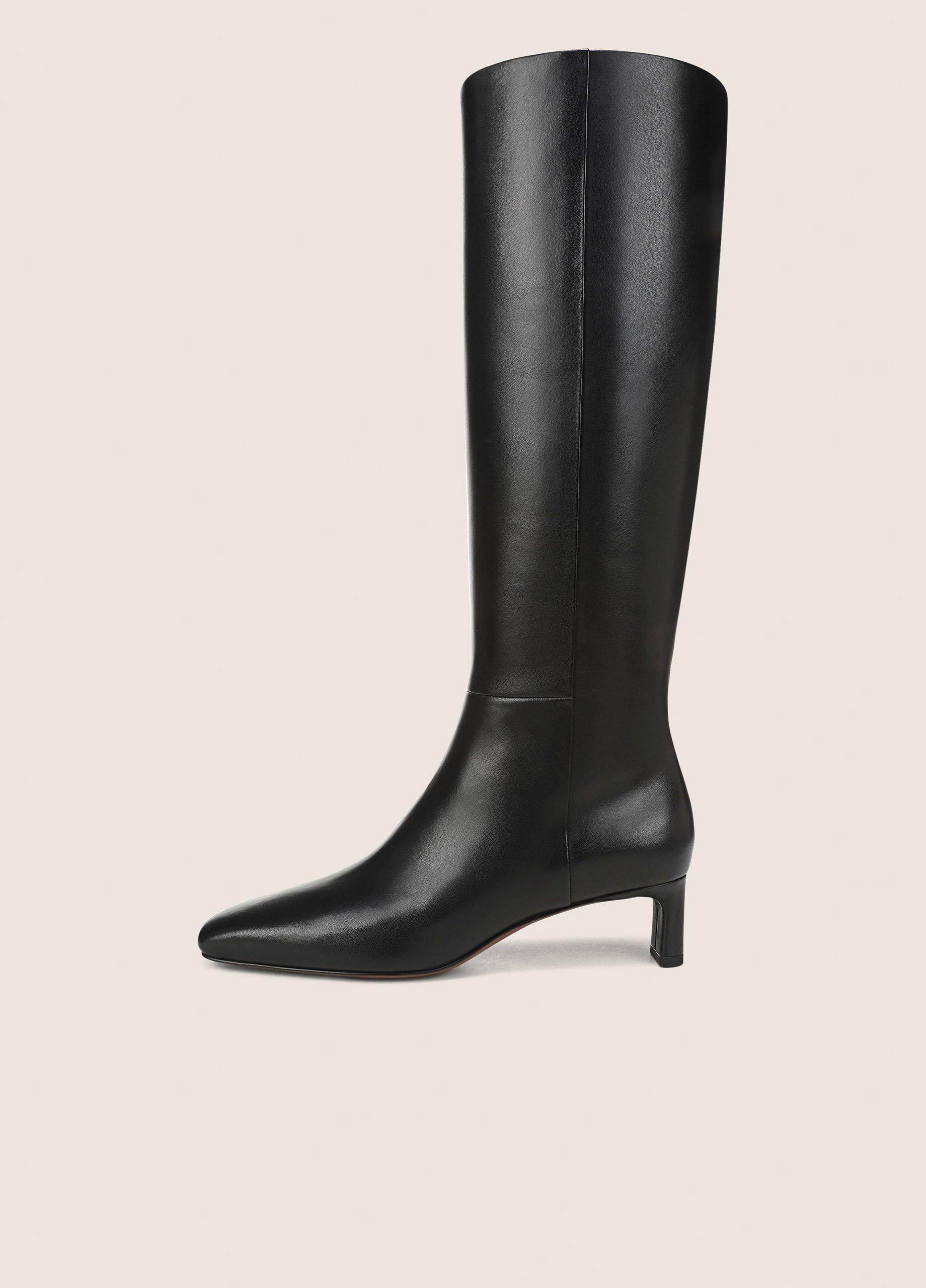 Lilith Leather Wide-Calf Knee Boot image number 0