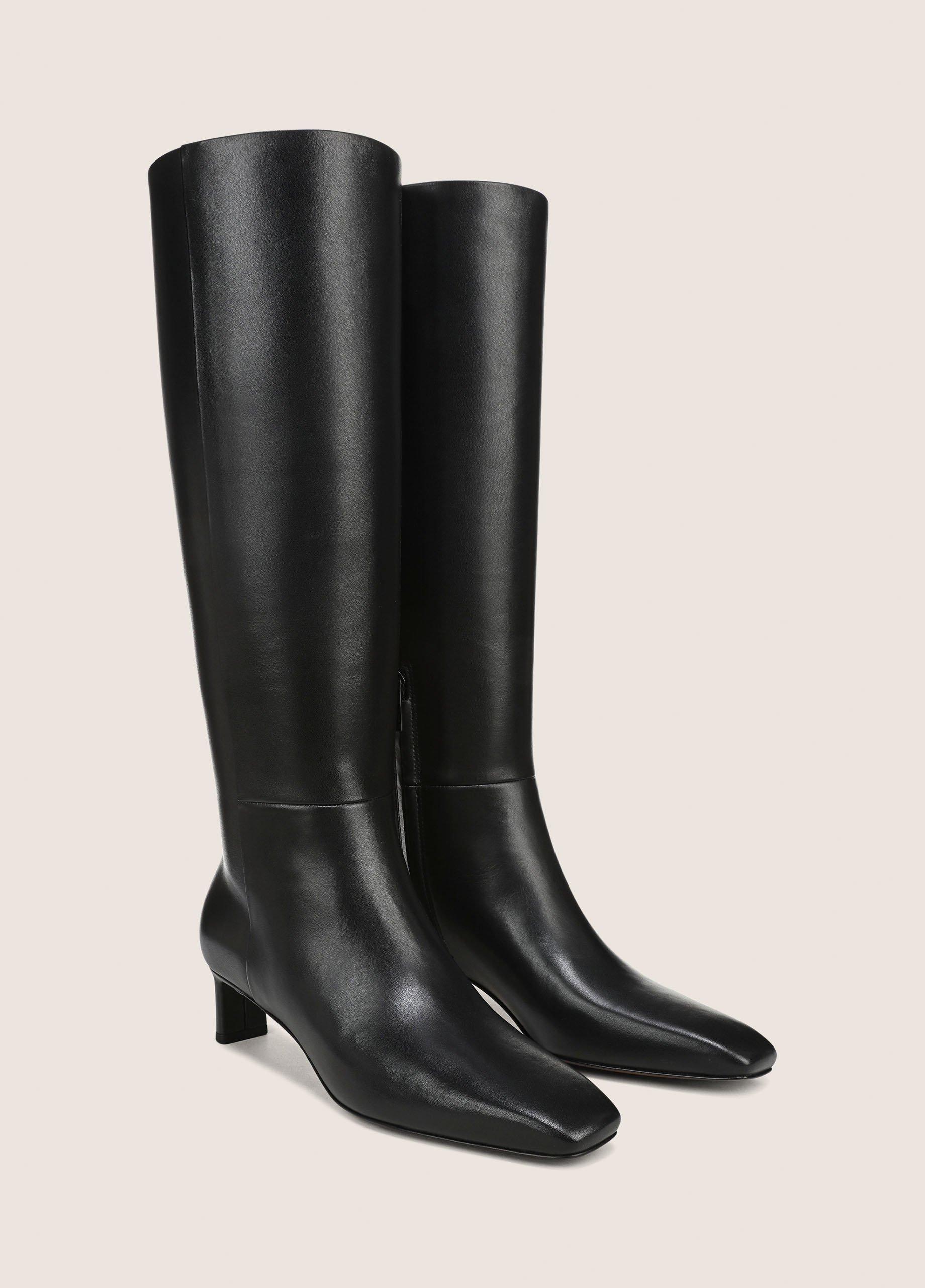Lilith Leather Wide-Calf Knee Boot image number 1