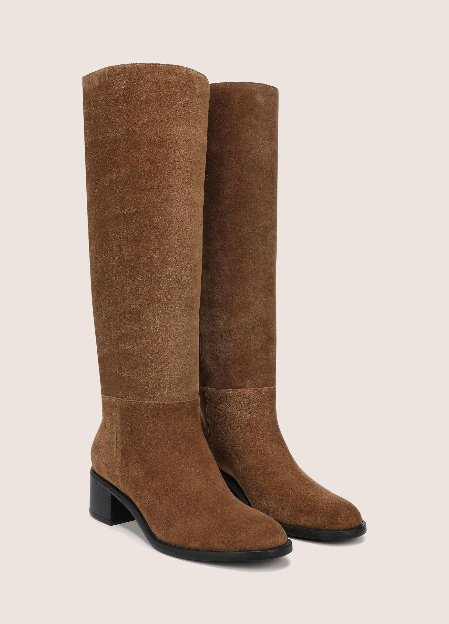 Pace Suede Wide-Calf Knee Boot image number 1
