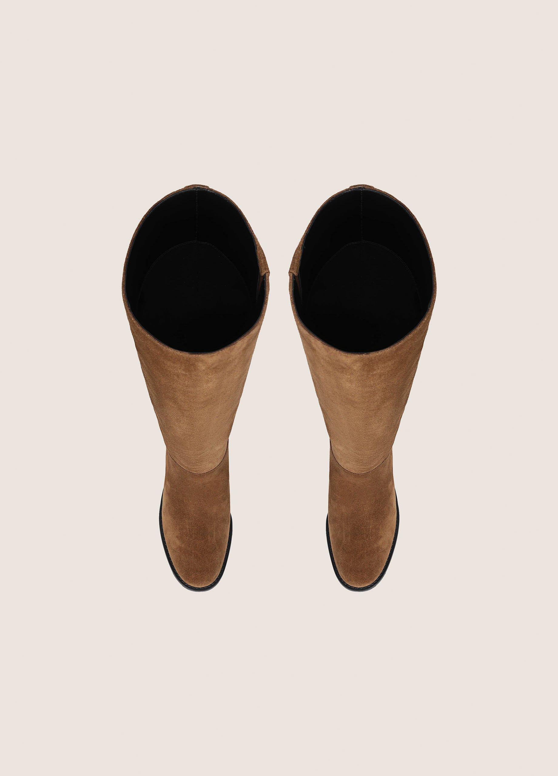 Pace Suede Wide-Calf Knee Boot image number 3