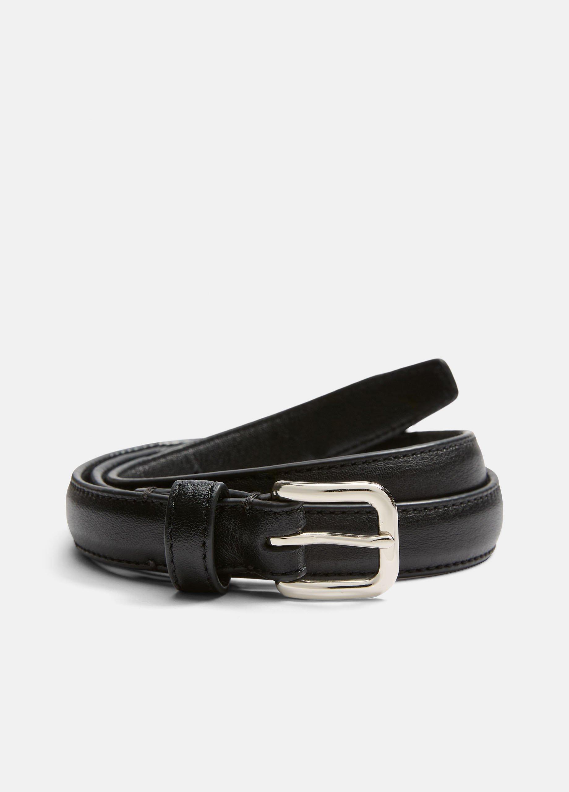 ベルト MONOHA : 24SS / Thin leather belt (2colors) Two Tone - Premium leather belt - Ends Cuoio Plus