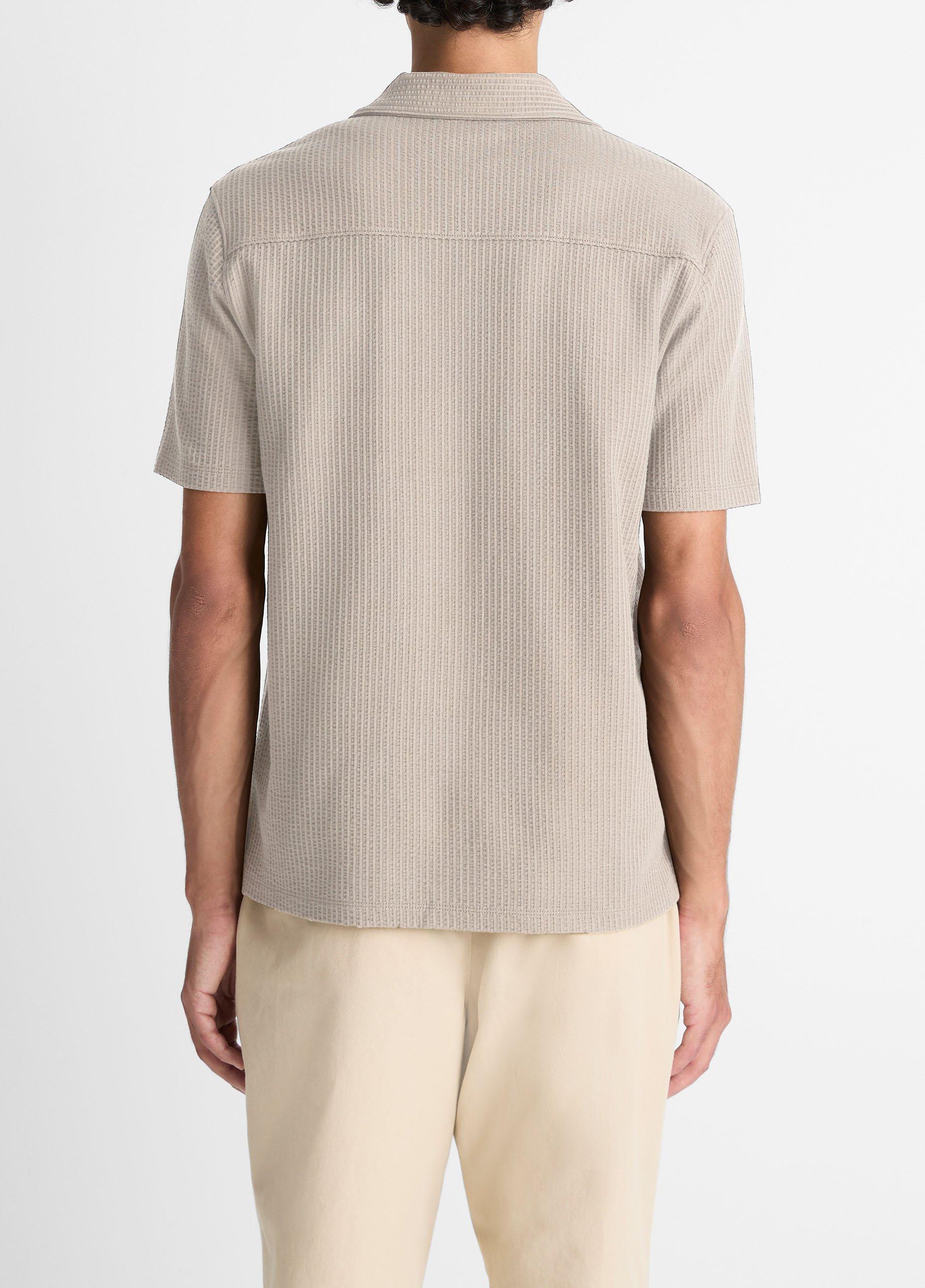 Seersucker-Knit Cotton Cabana Shirt image number 2