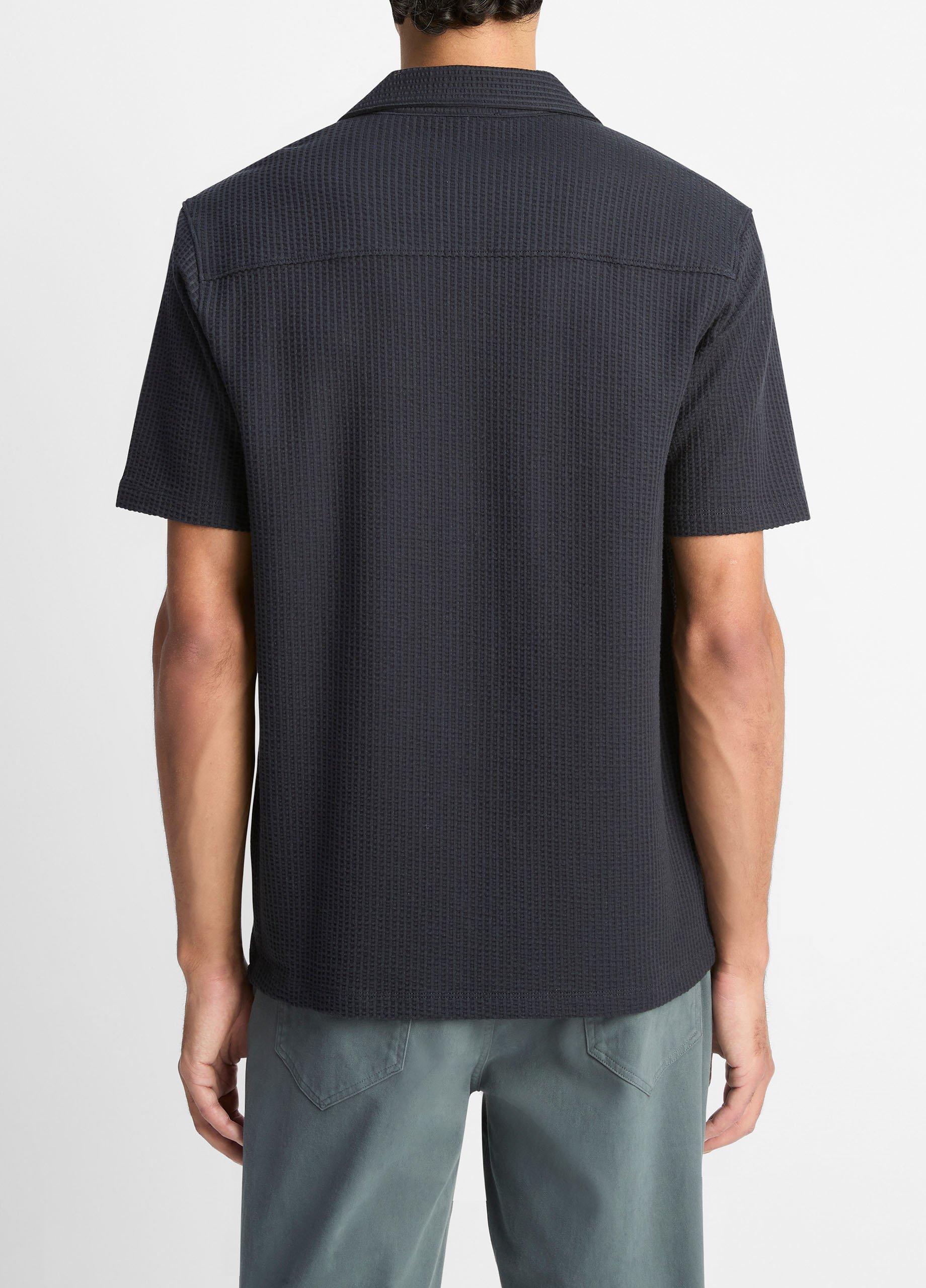 Seersucker-Knit Cotton Cabana Shirt image number 2