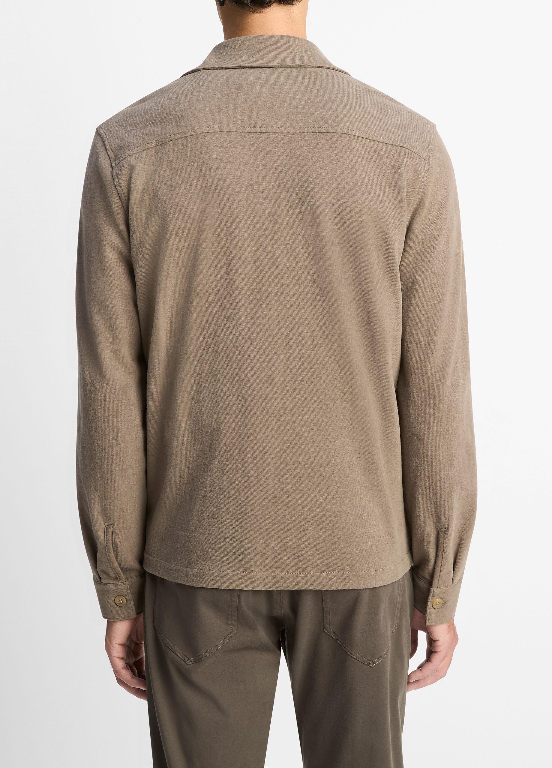 Heavy Sueded Cotton Shirt Jacket image number 2