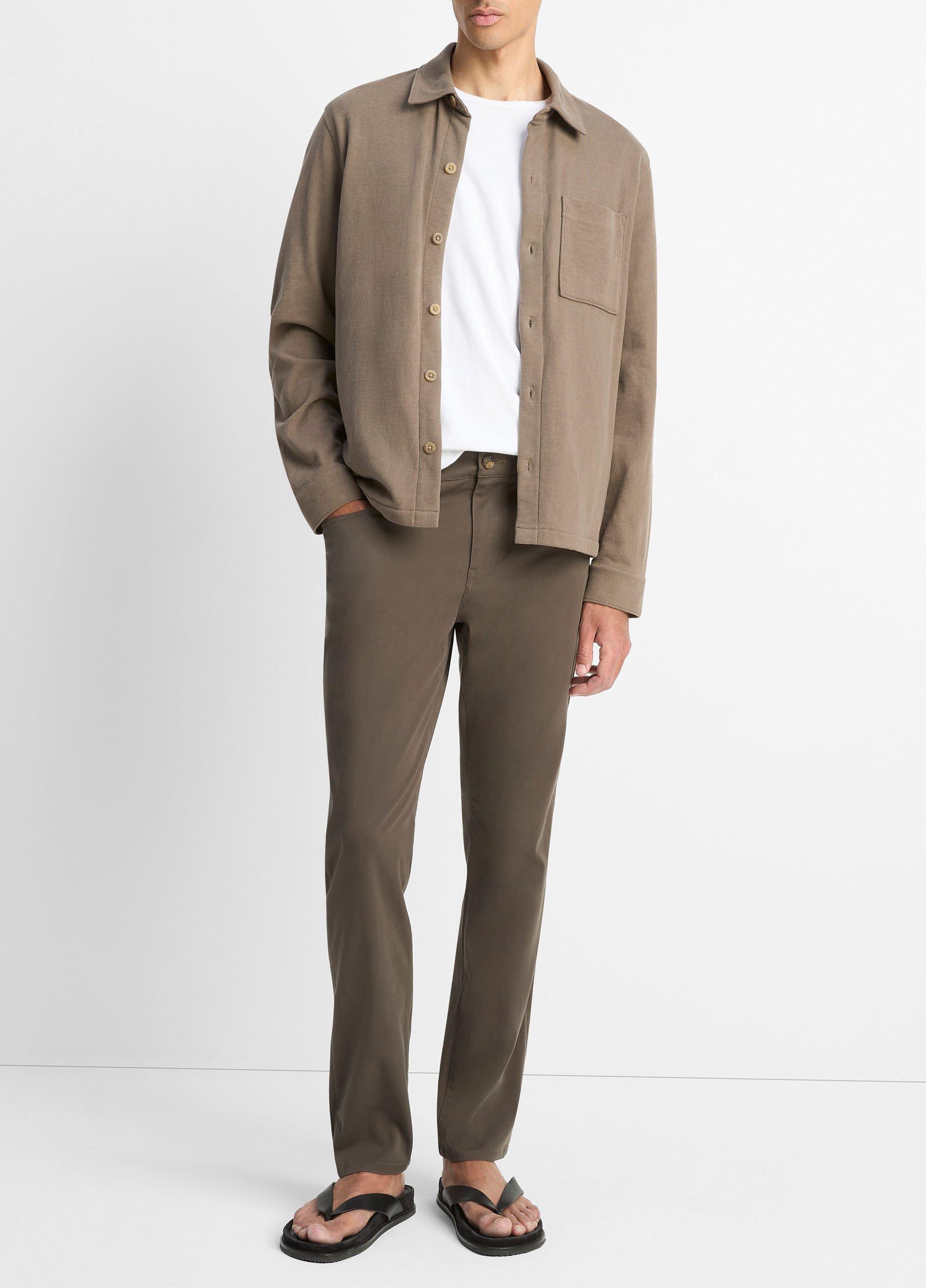 Heavy Sueded Cotton Shirt Jacket image number 3