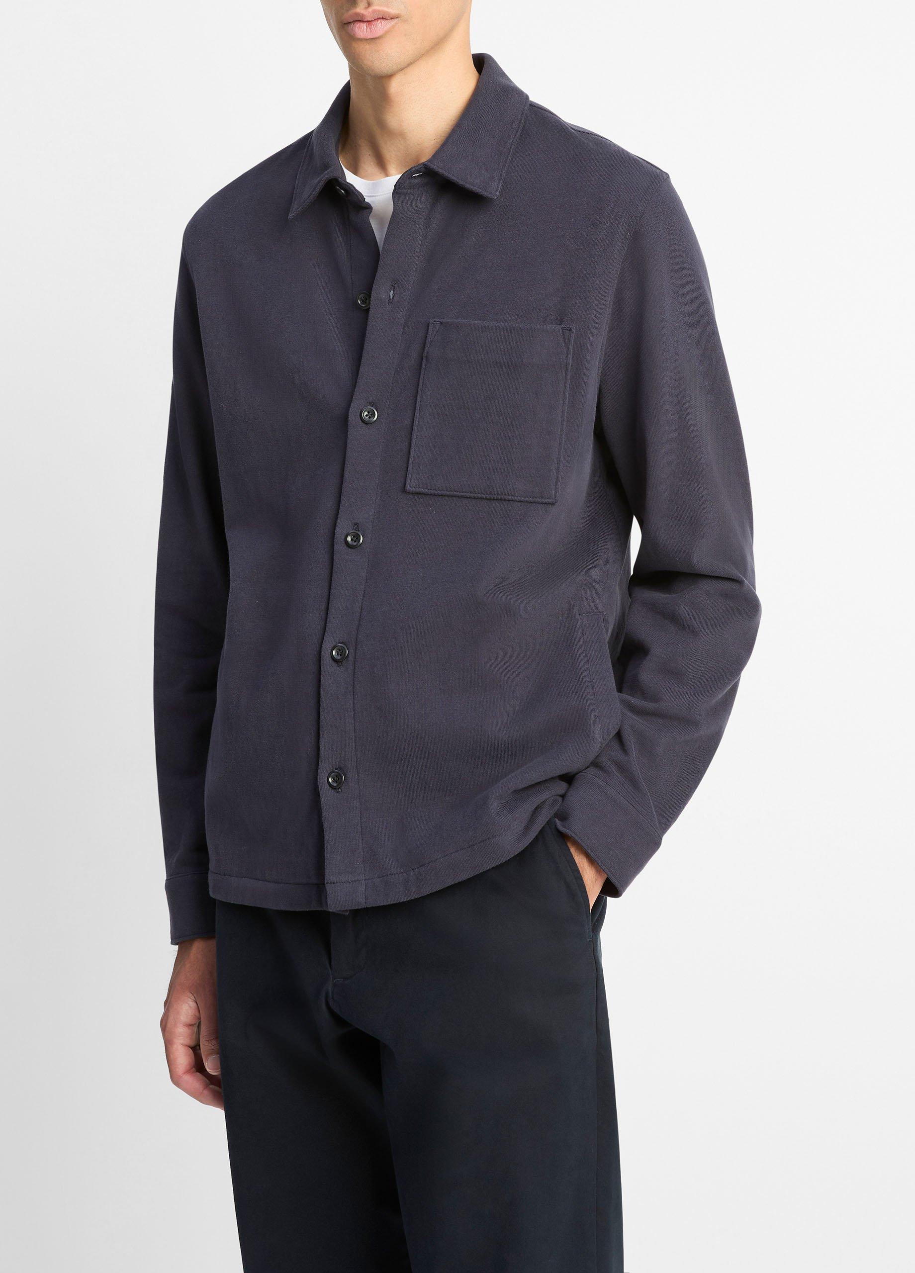 Heavy Sueded Cotton Shirt Jacket image number 1