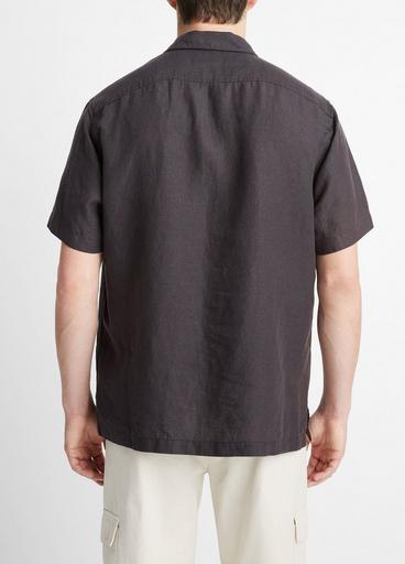 Hemp Quarter-Zip Short-Sleeve Shirt image number 3
