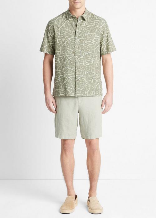 Knotted Leaves Short-Sleeve Shirt