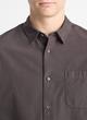 Garment Dye Cotton Button-Front Shirt image number 1