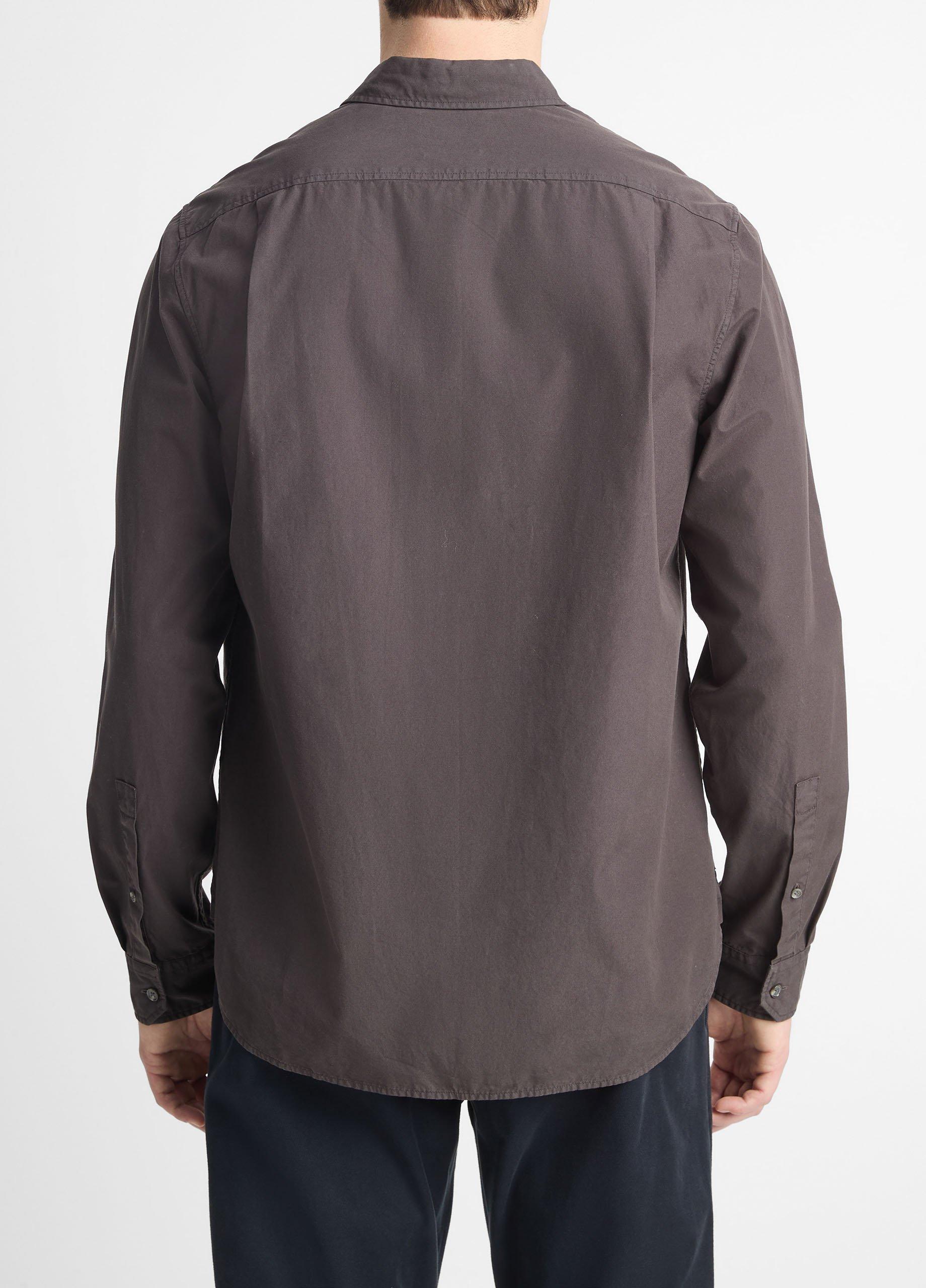 Garment Dye Cotton Button-Front Shirt image number 3