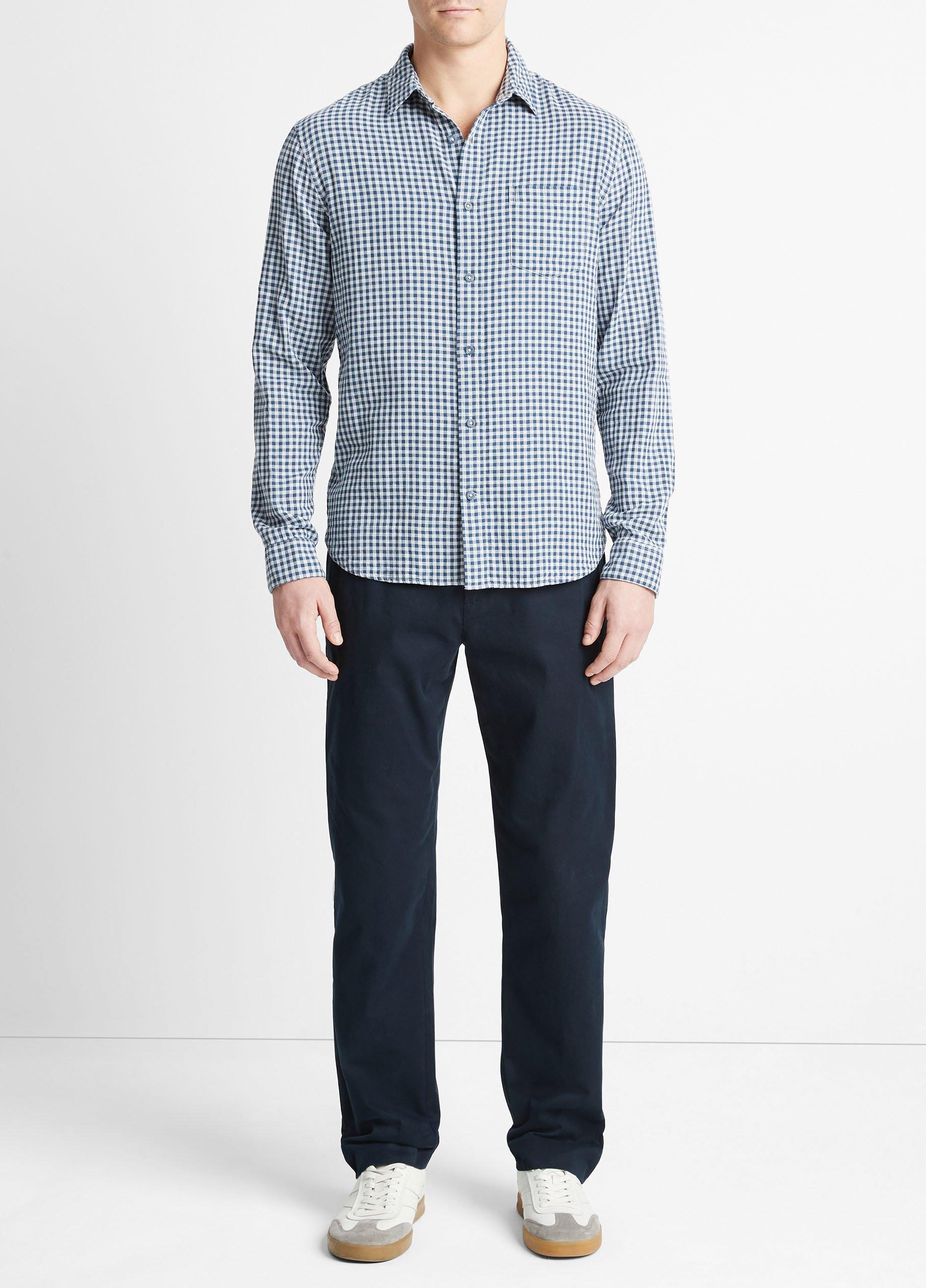 Mojave Plaid Cotton Long-Sleeve Shirt image number 0