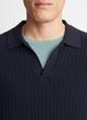 Crafted Rib Cotton-Cashmere Johnny Collar Sweater image number 1