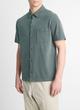 Sueded Cotton Jersey Button-Front Shirt image number 2