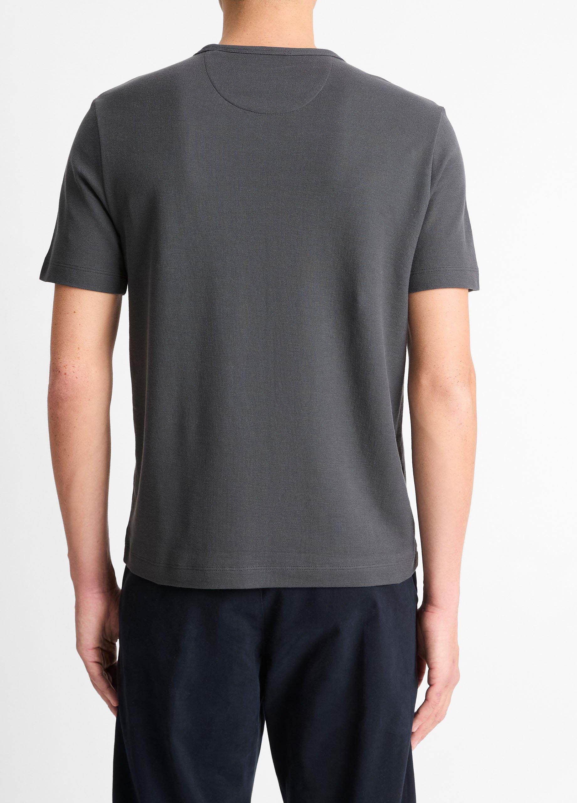 【Paragraph】22SS★ Pierrot T-shirt (No.45) Pima Cotton Piqué Crew Neck T-Shirt in Short Sleeve | Vince