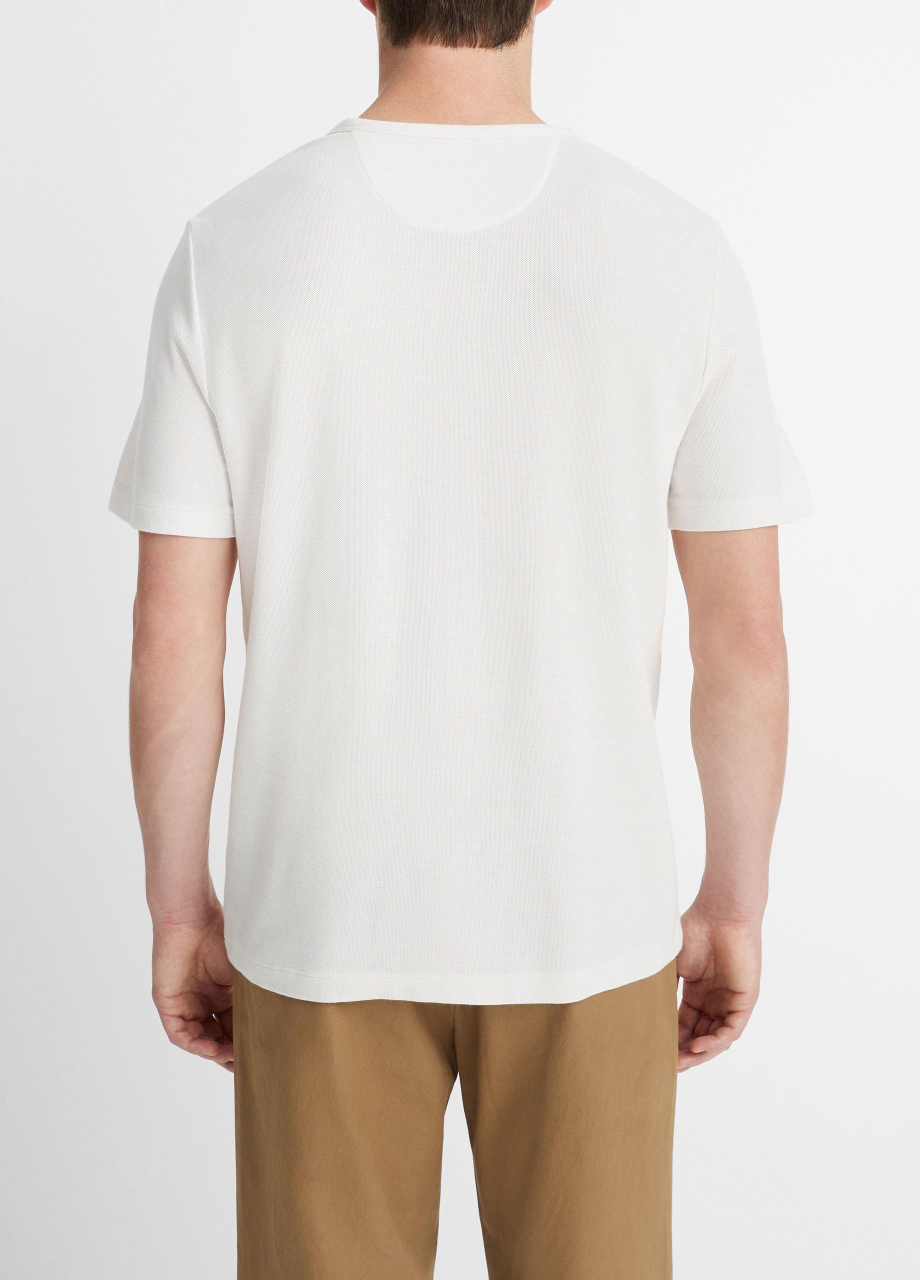 Cotton pique crew 2025
