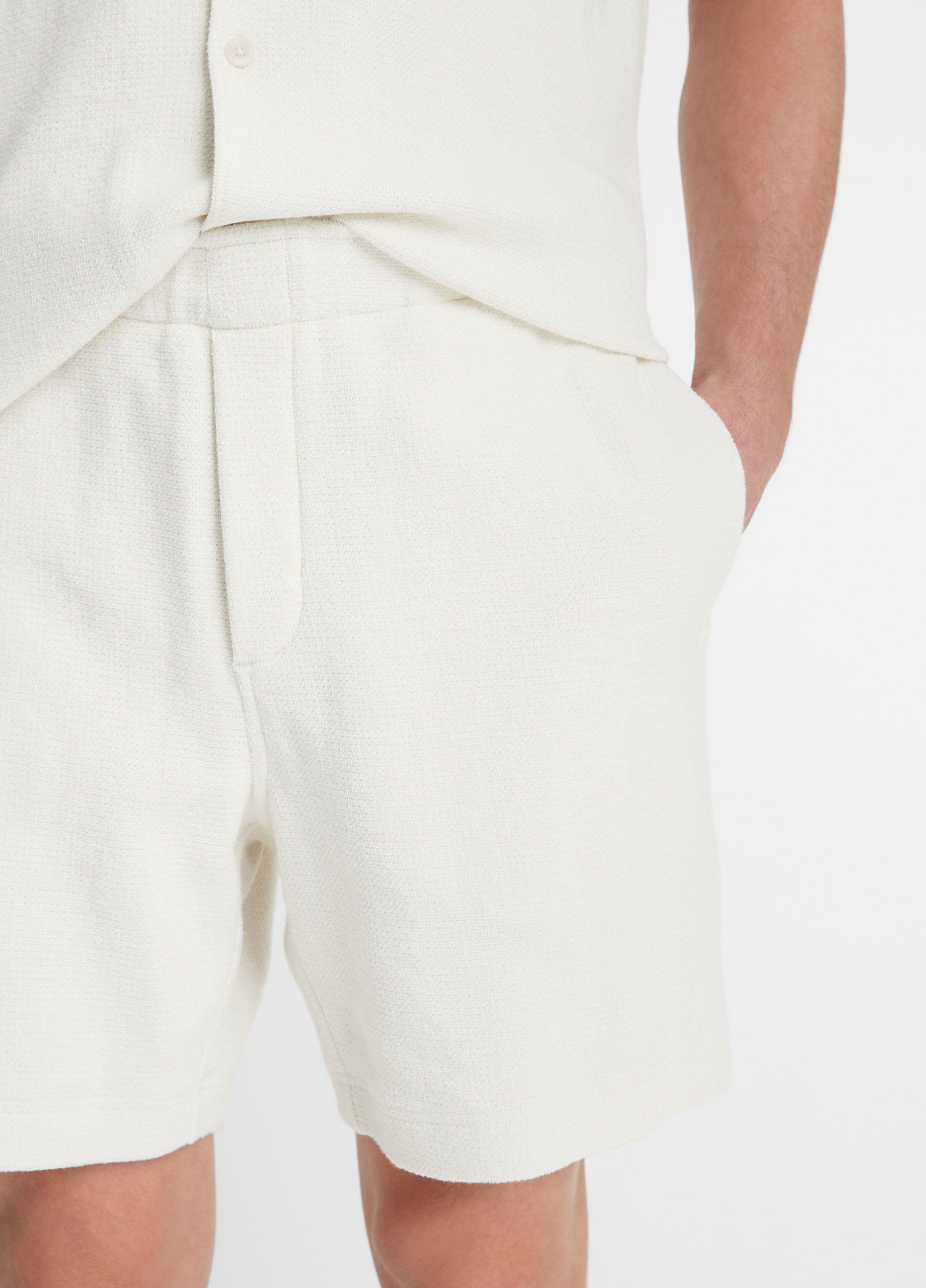 【GATELESS】BOUCLE SHORTS Bouclé shorts, White - Sisley