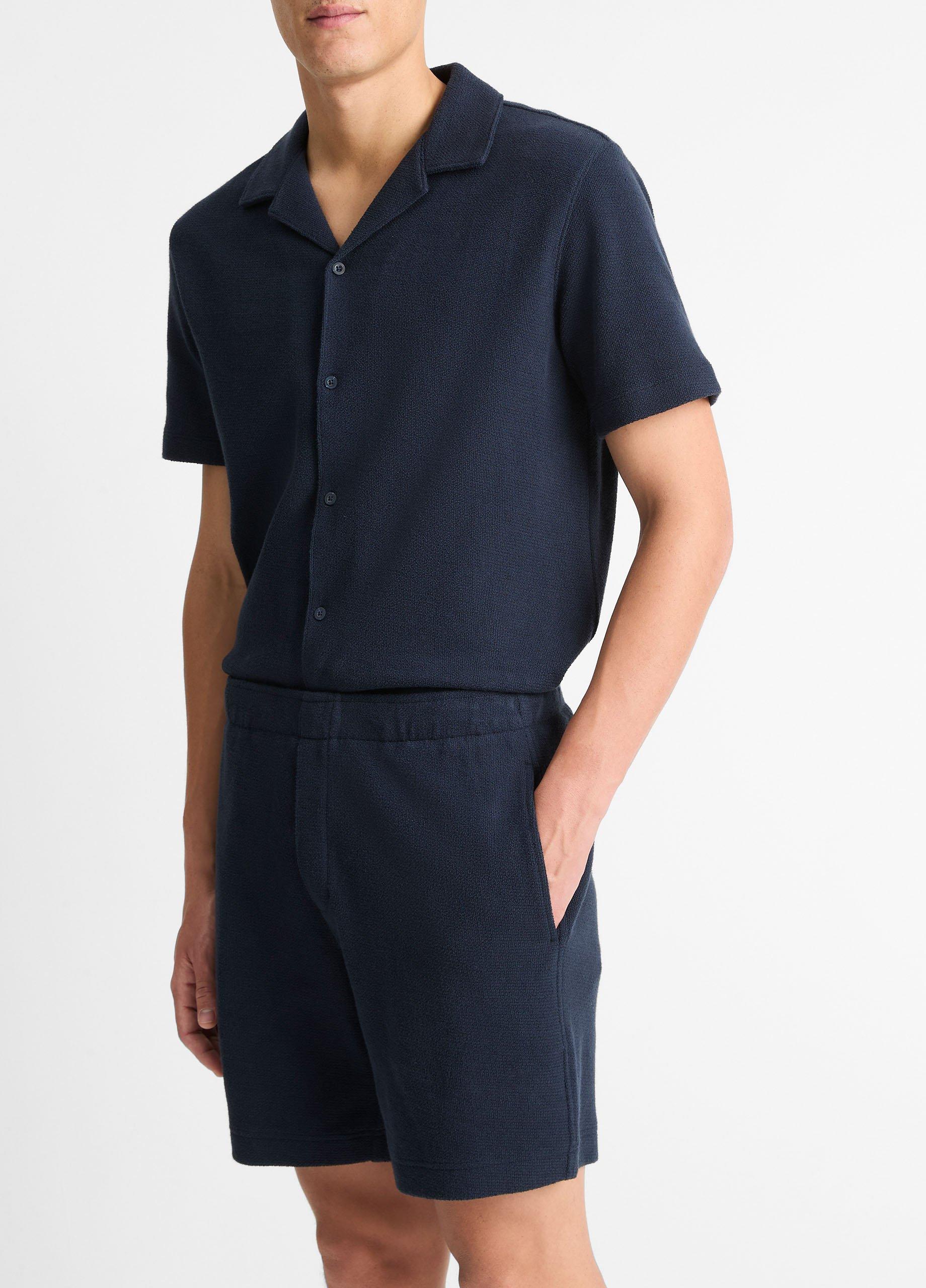 Cotton Boucl&eacute; Pull-On Short image number 1