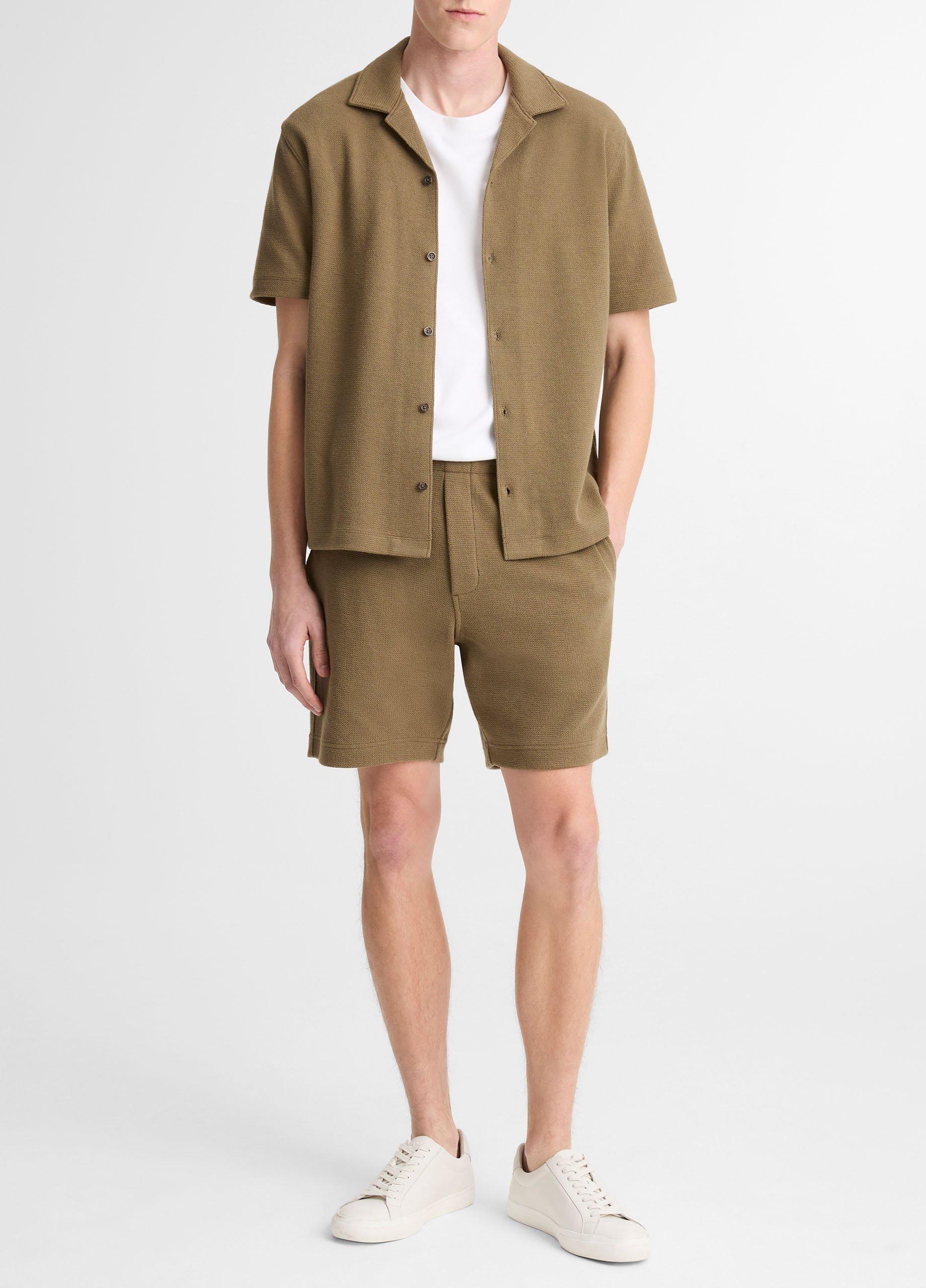 Cotton Boucl&eacute; Cabana Shirt image number 3