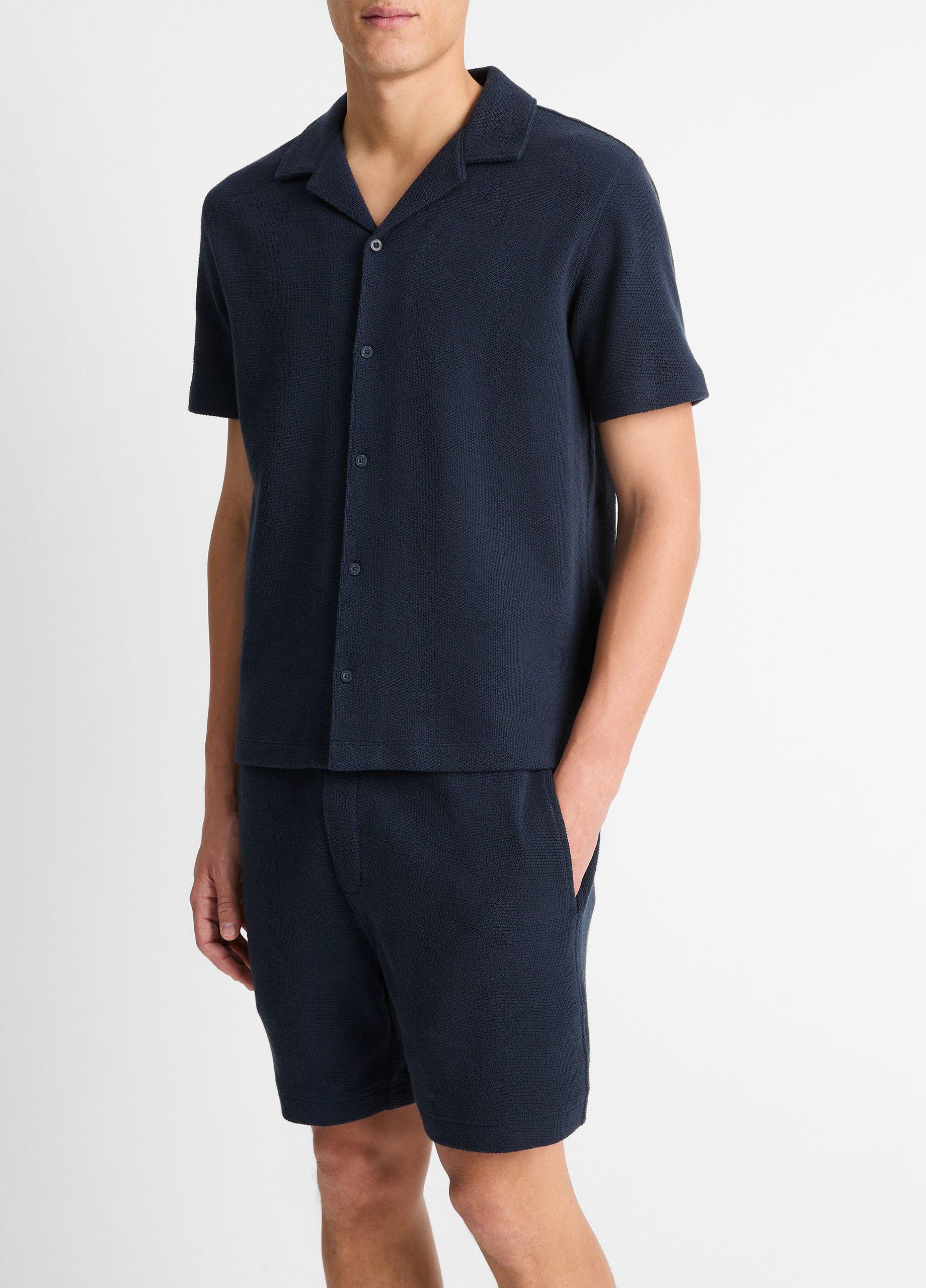 Cotton Boucl&eacute; Cabana Shirt image number 1