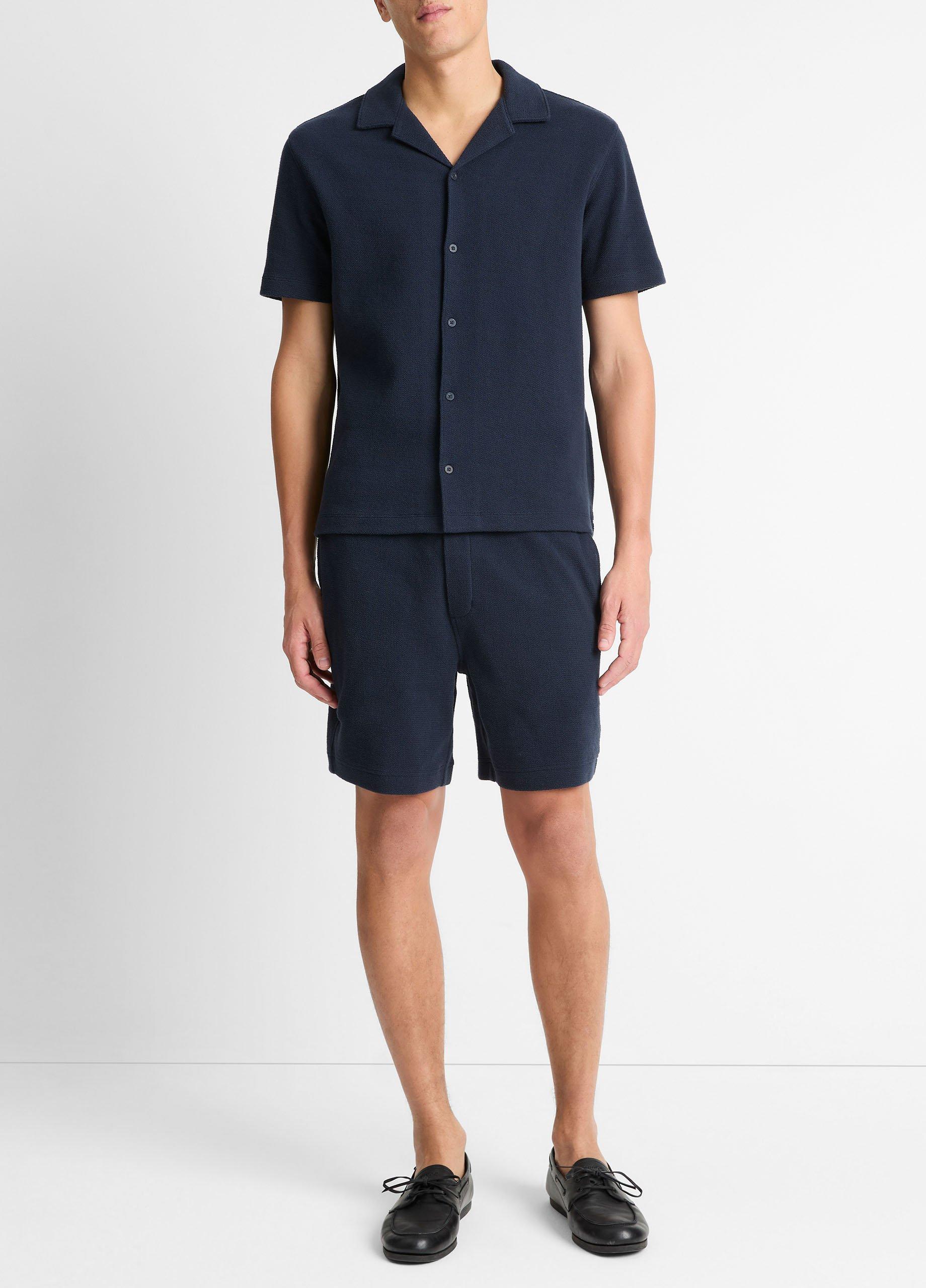 Cotton Boucl&eacute; Cabana Shirt image number 3