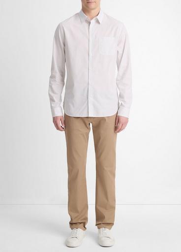 Basin Stripe Cotton-Blend Long-Sleeve Shirt image number 0