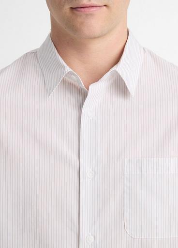 Basin Stripe Cotton-Blend Long-Sleeve Shirt image number 1