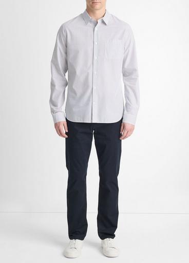 Basin Stripe Cotton-Blend Long-Sleeve Shirt image number 0