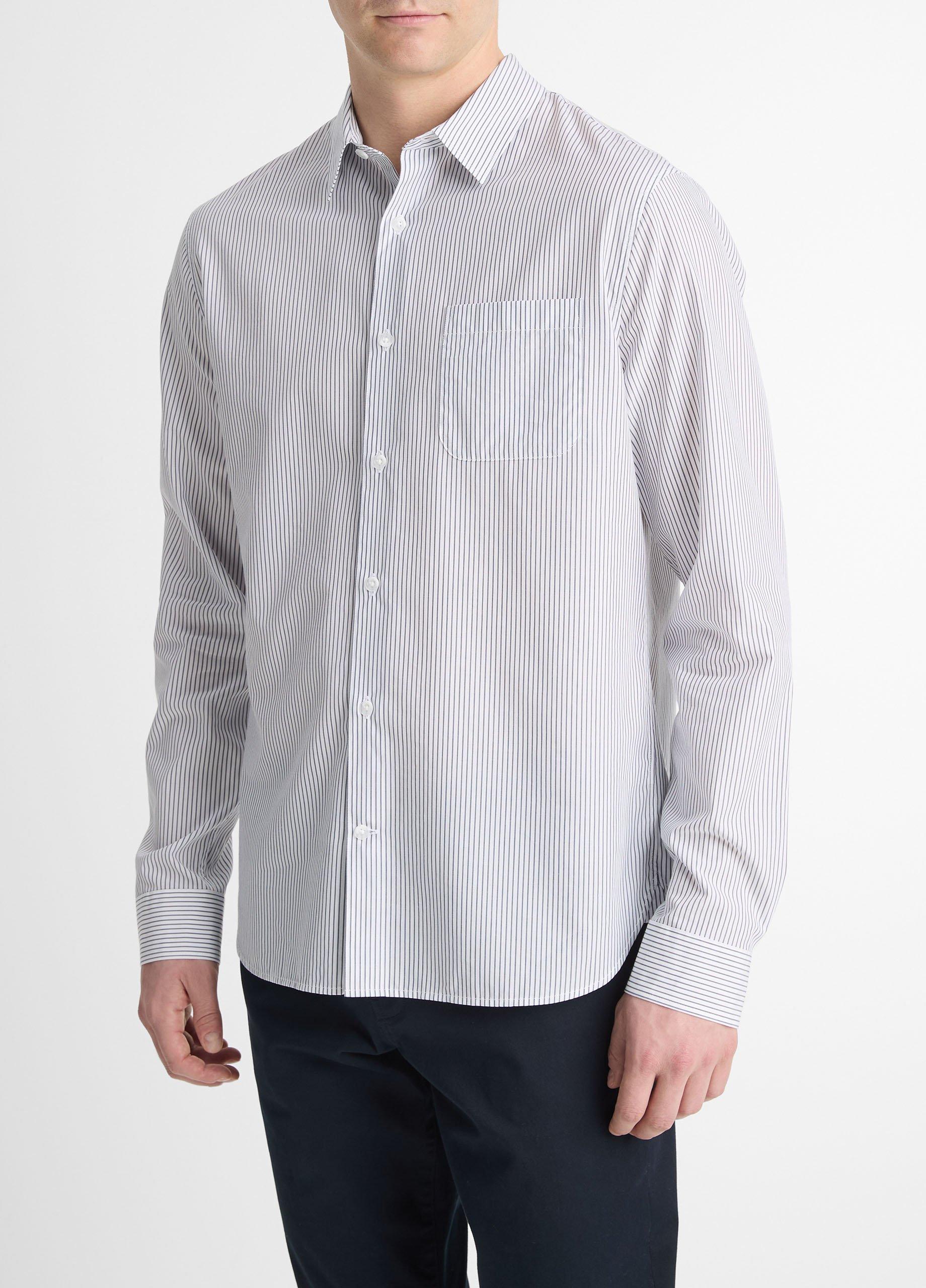 Basin Stripe Cotton-Blend Long-Sleeve Shirt image number 2