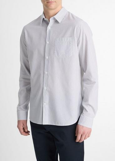 Basin Stripe Cotton-Blend Long-Sleeve Shirt image number 2
