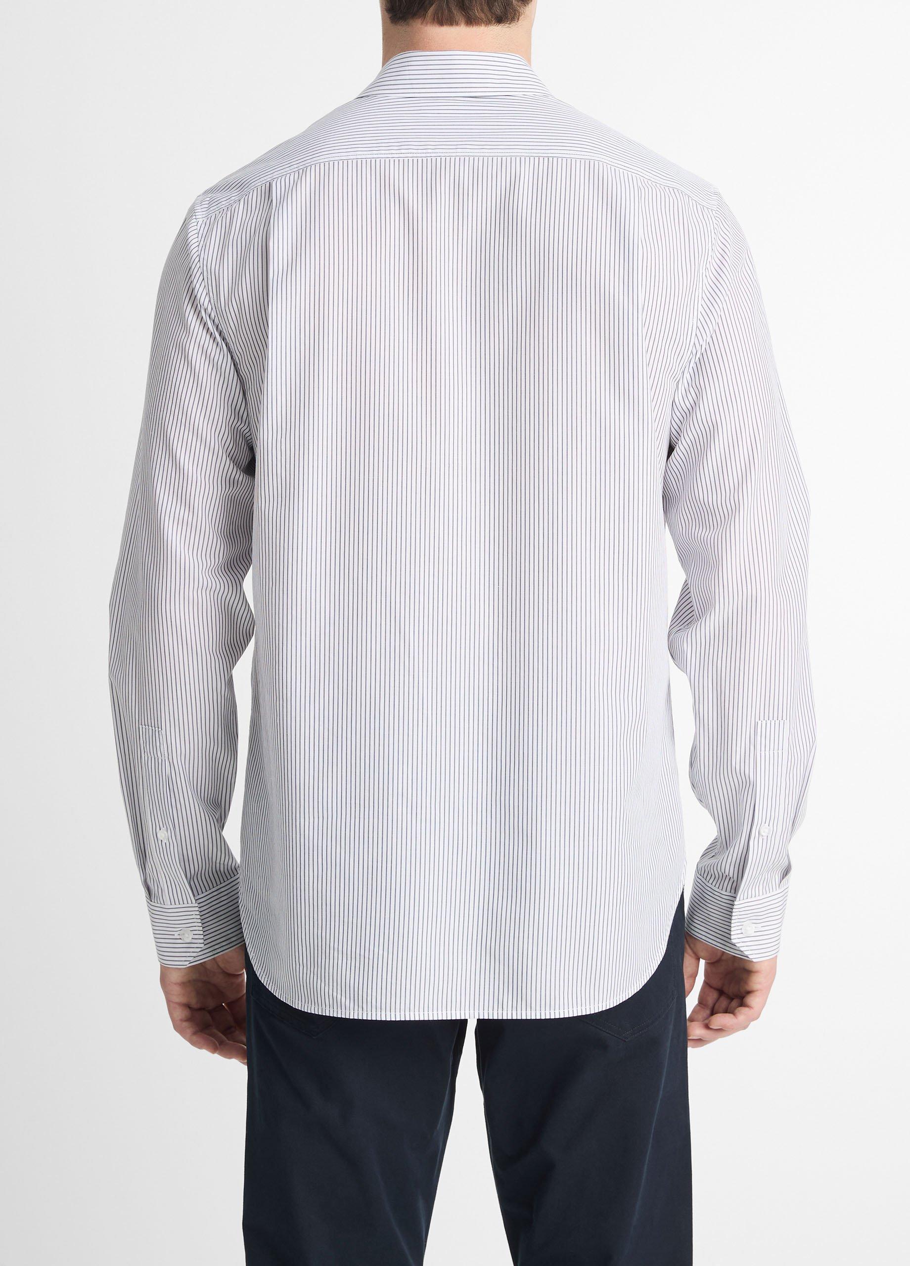 Basin Stripe Cotton-Blend Long-Sleeve Shirt image number 3