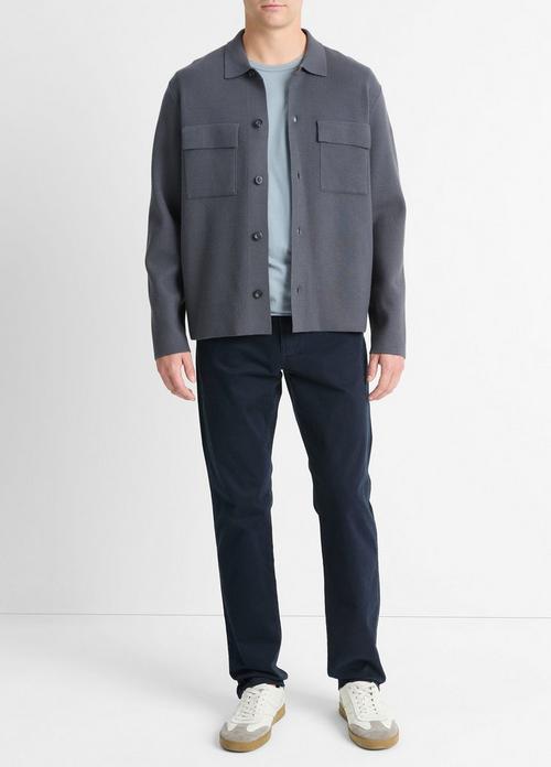 Milano-Stitch Shirt Jacket