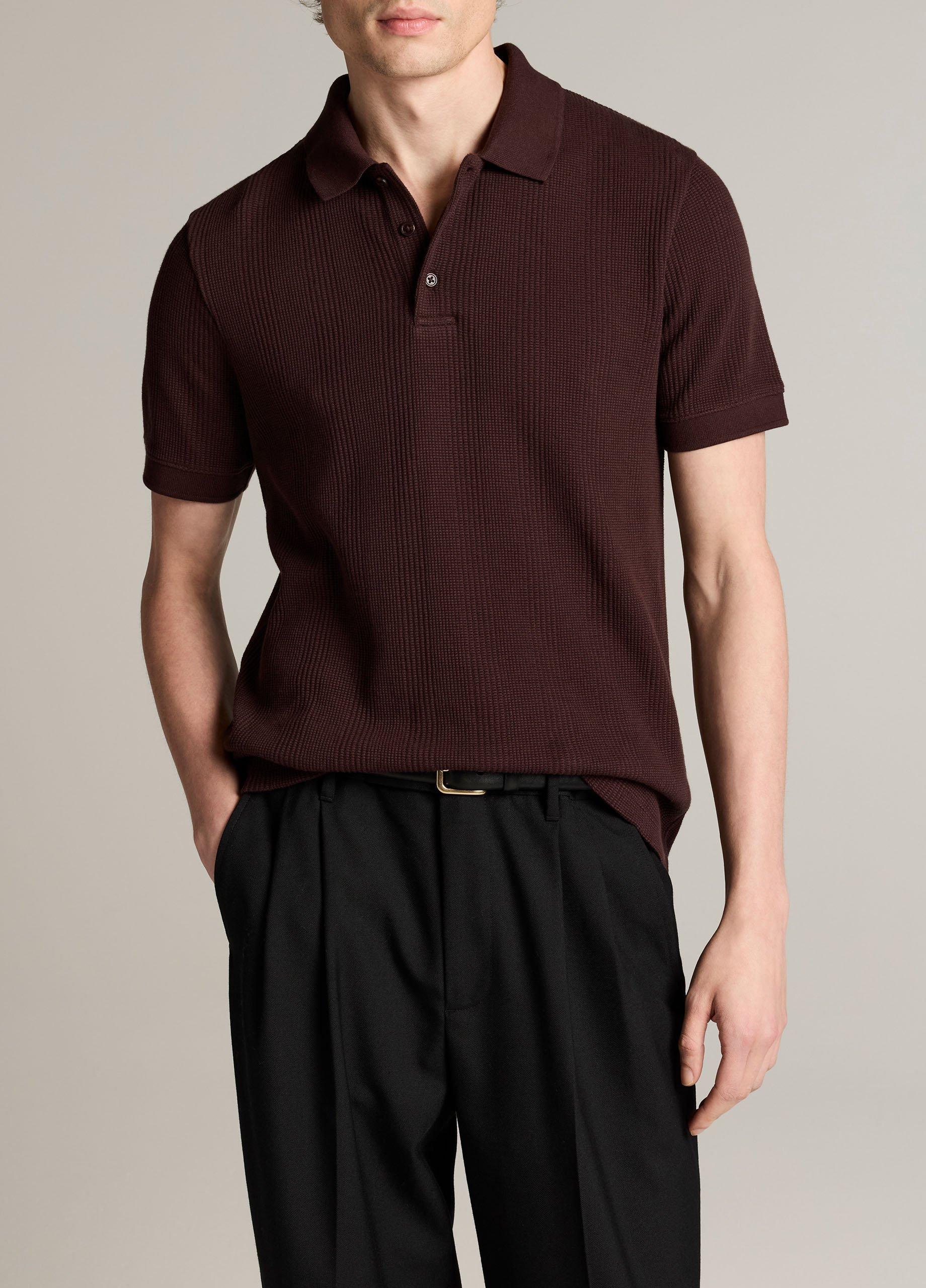 Variegated Pima Cotton Polo Shirt image number 0