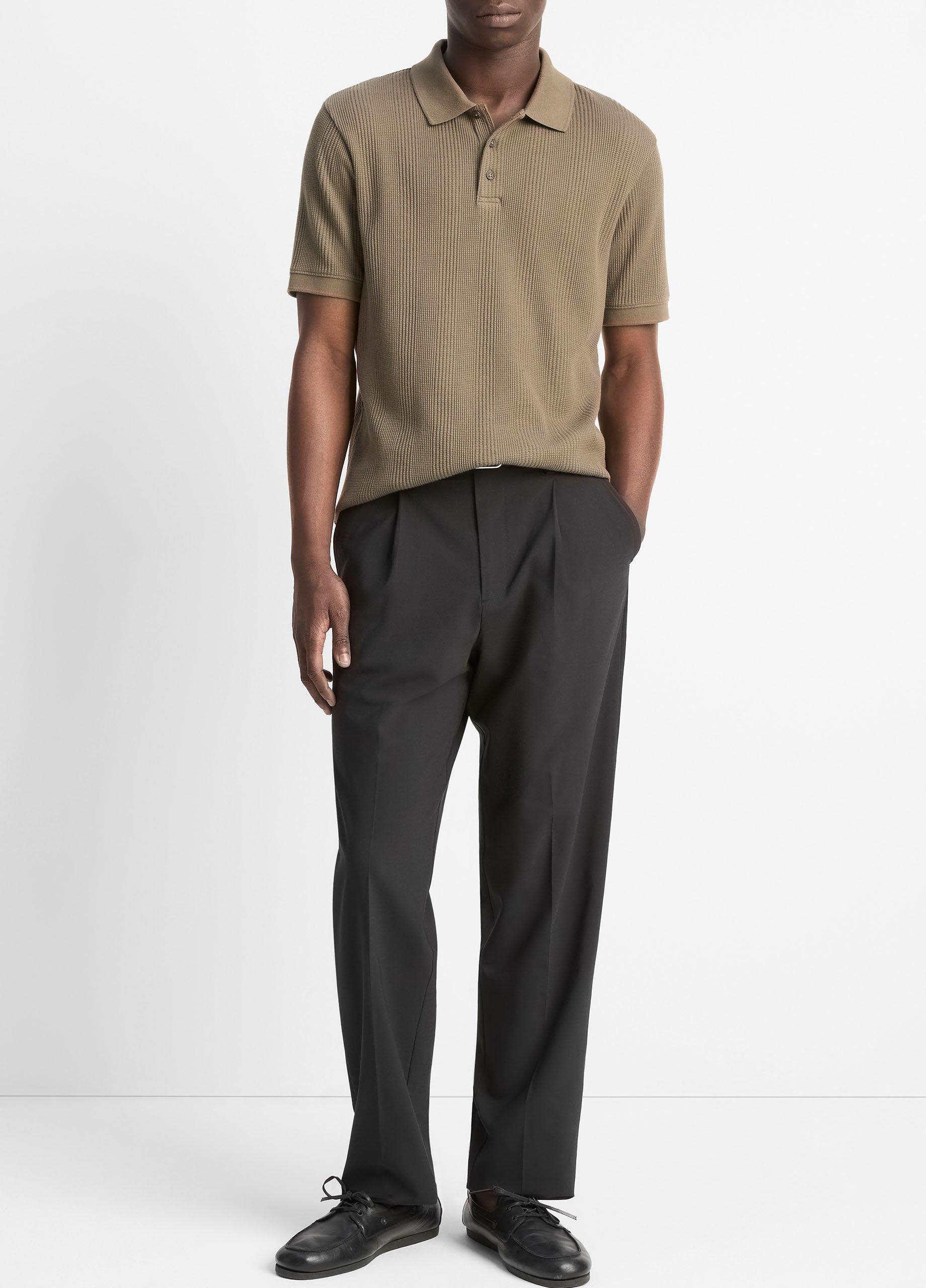 Variegated Pima Cotton Polo Shirt image number 3