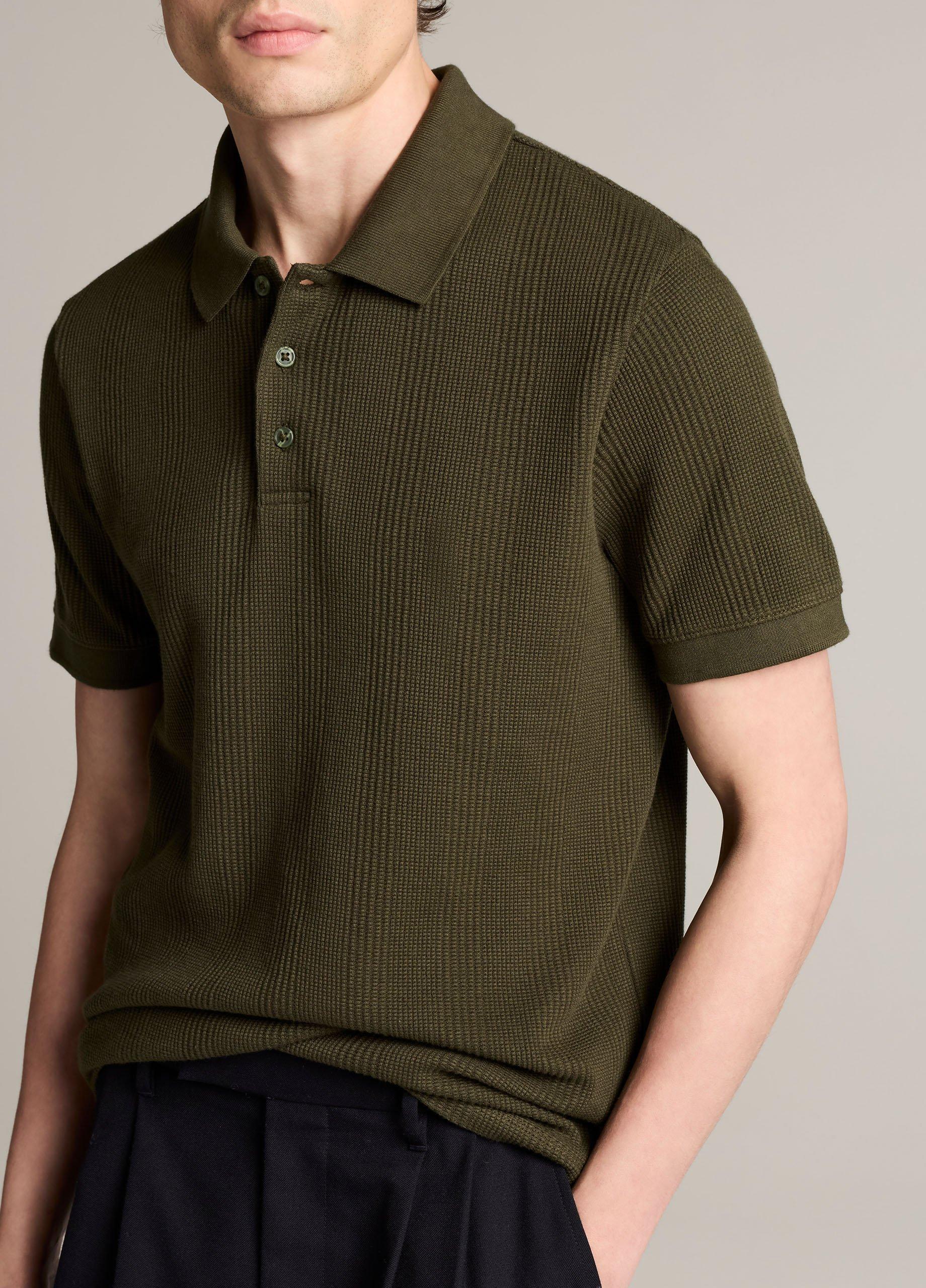 Variegated Pima Cotton Polo Shirt image number 1