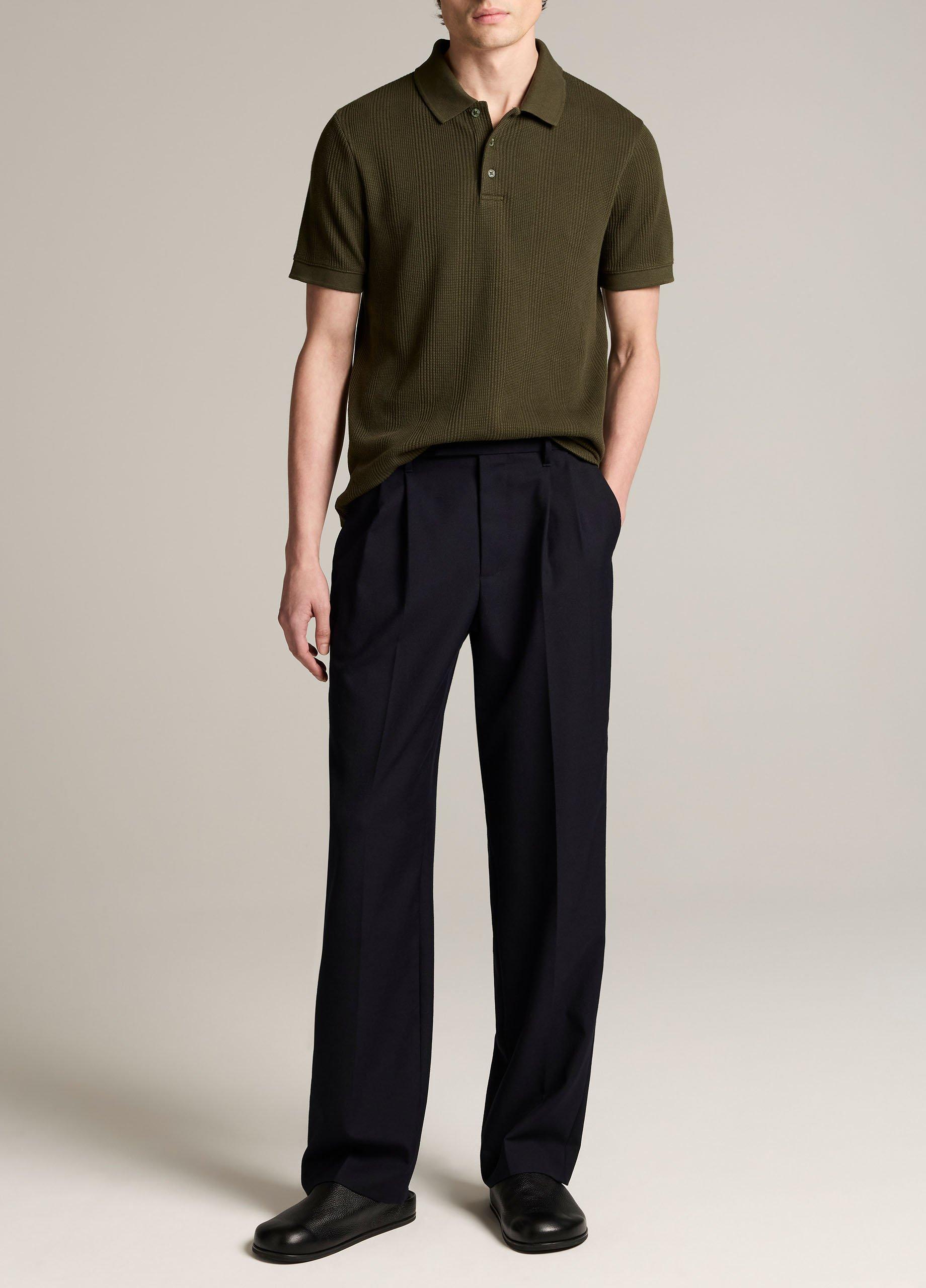 Variegated Pima Cotton Polo Shirt image number 3