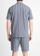 Jacquard-Stripe Cotton-Blend Button-Front Shirt image number 3