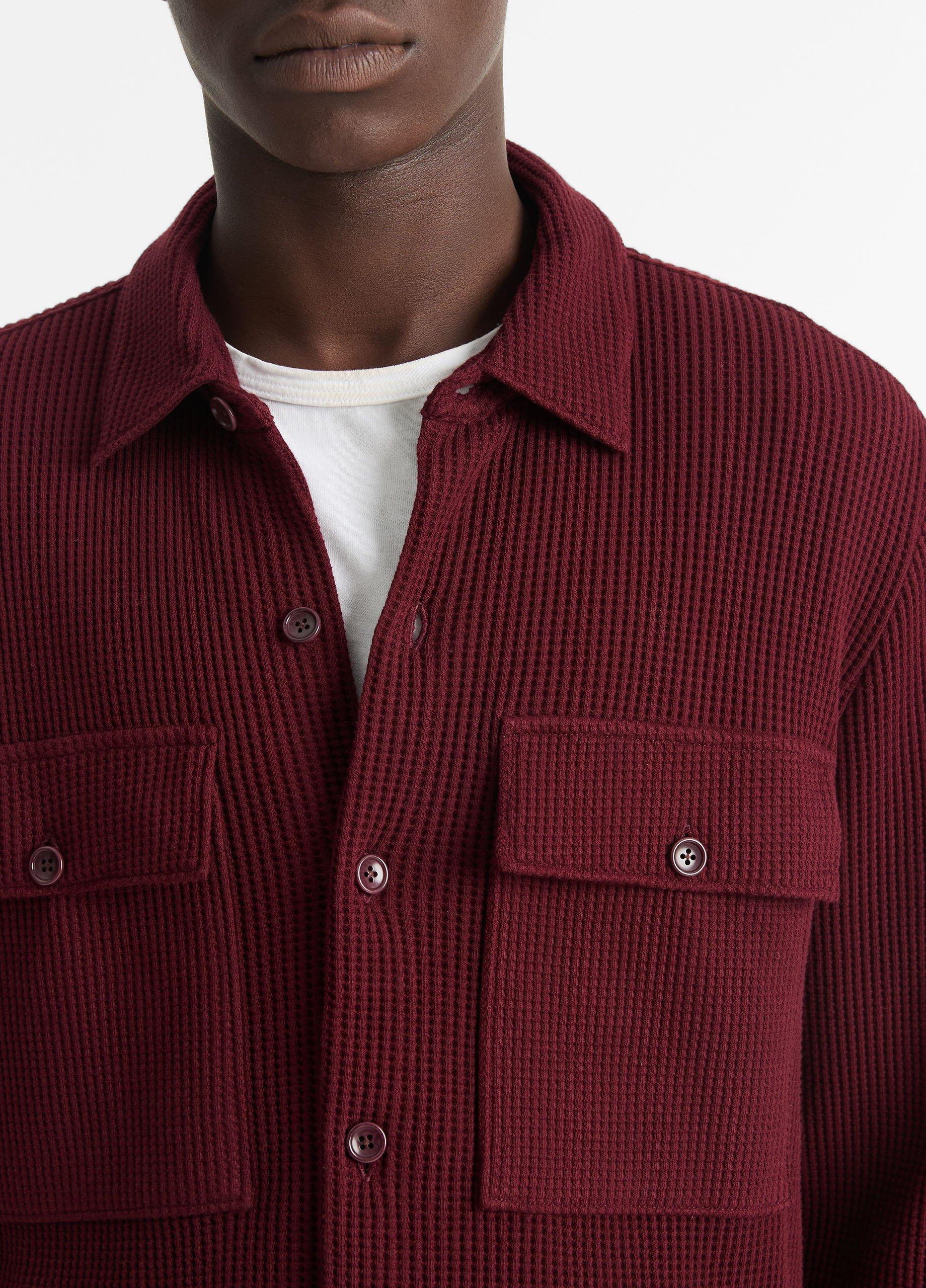 Frame Textured Wool Zip-Up Shirt Jacket | Saks Fifth Avenue