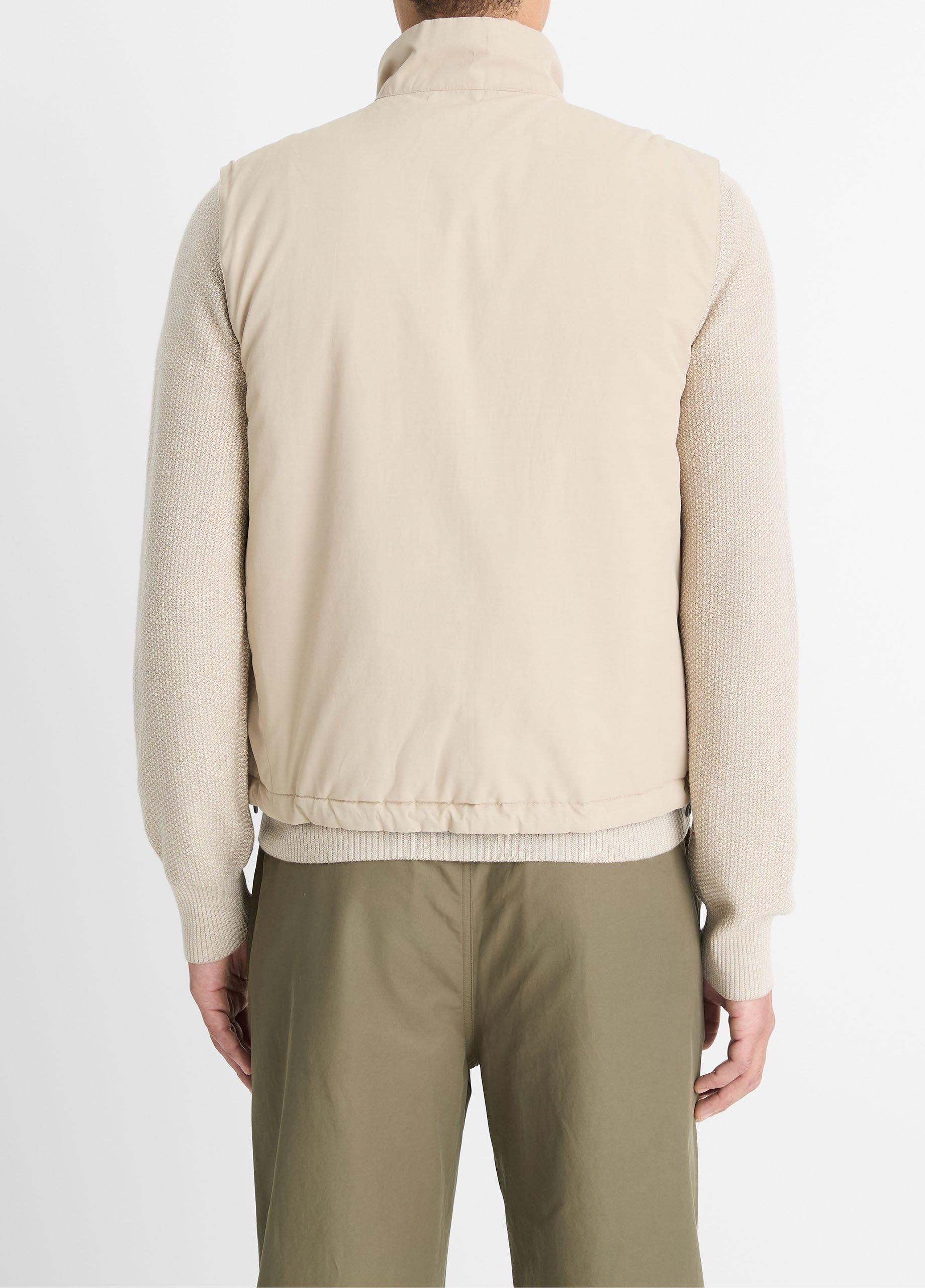 Reversible Cotton-Blend Vest in Jackets & Outerwear | Vince