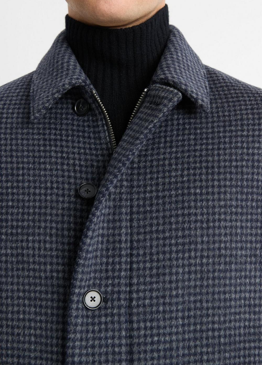Houndstooth Wool-Blend Deck Jacket in Jackets & Outerwear Houndstooth Wool-Blend Deck Jacket in Jackets & Outerwear