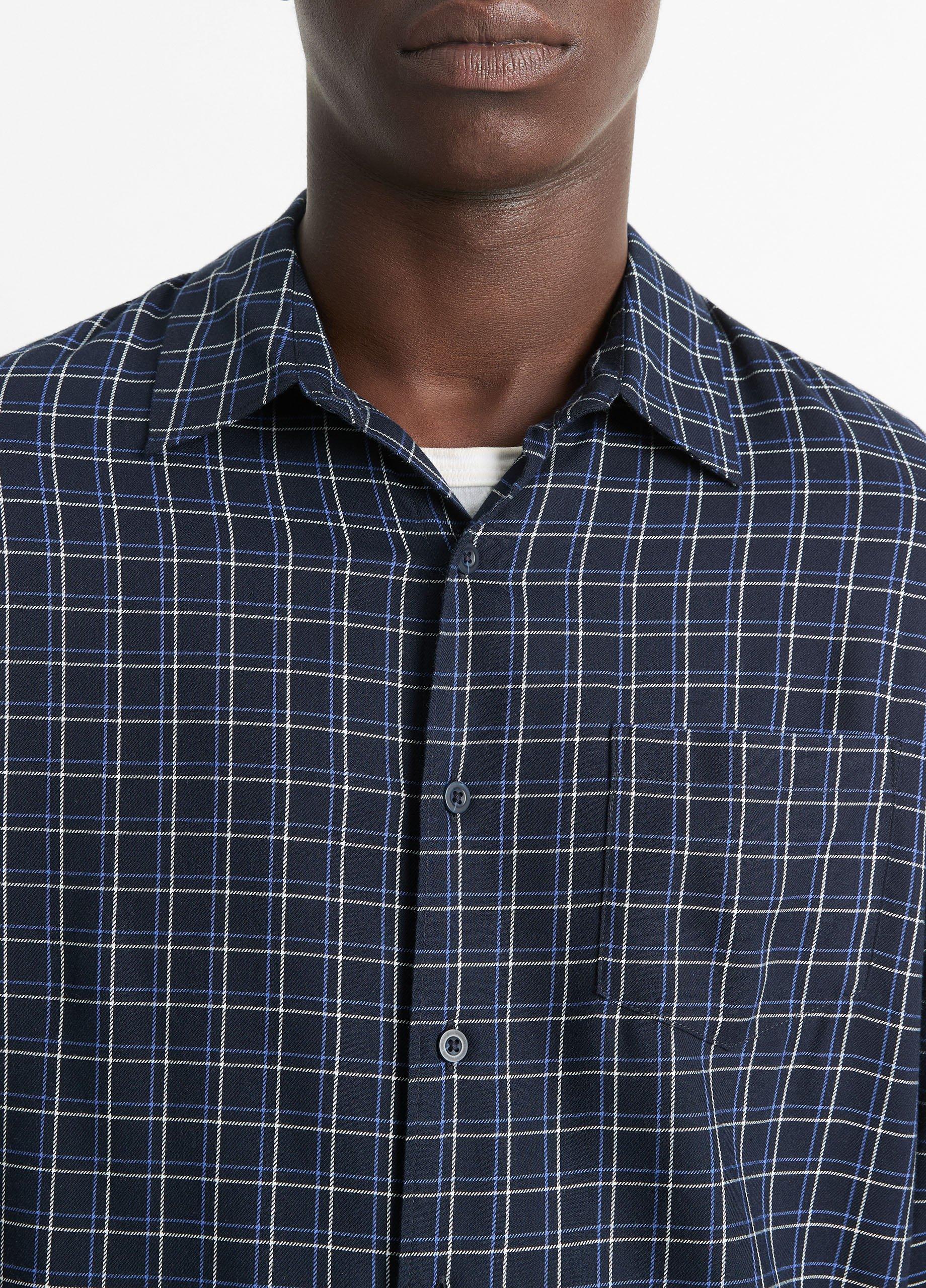 Button-Down Collar Non-Iron Stretch Poplin Mini Gingham