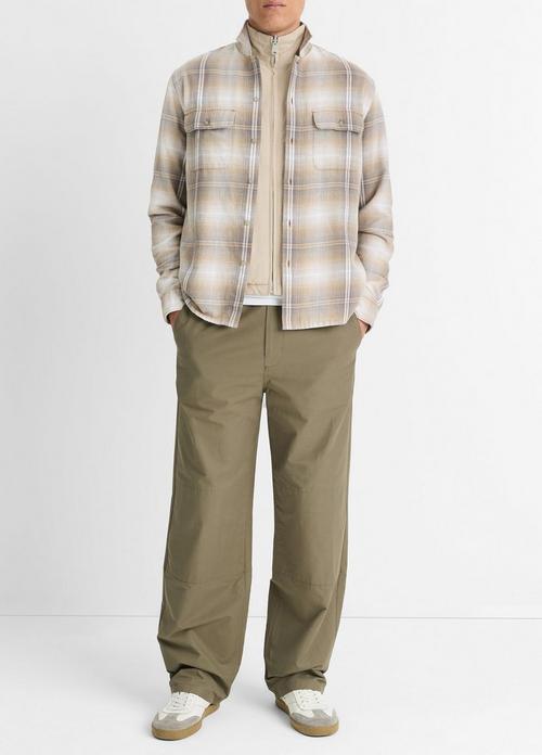 Saguaro Plaid Cotton-Hemp Shirt