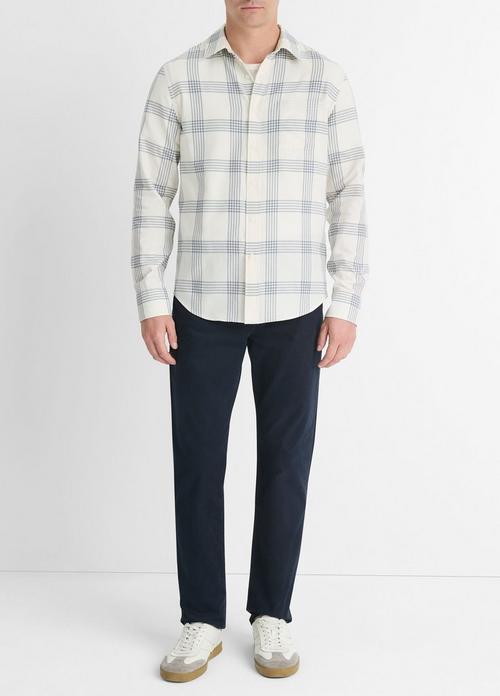 West Coast Plaid Cotton Long-Sleeve Shirt