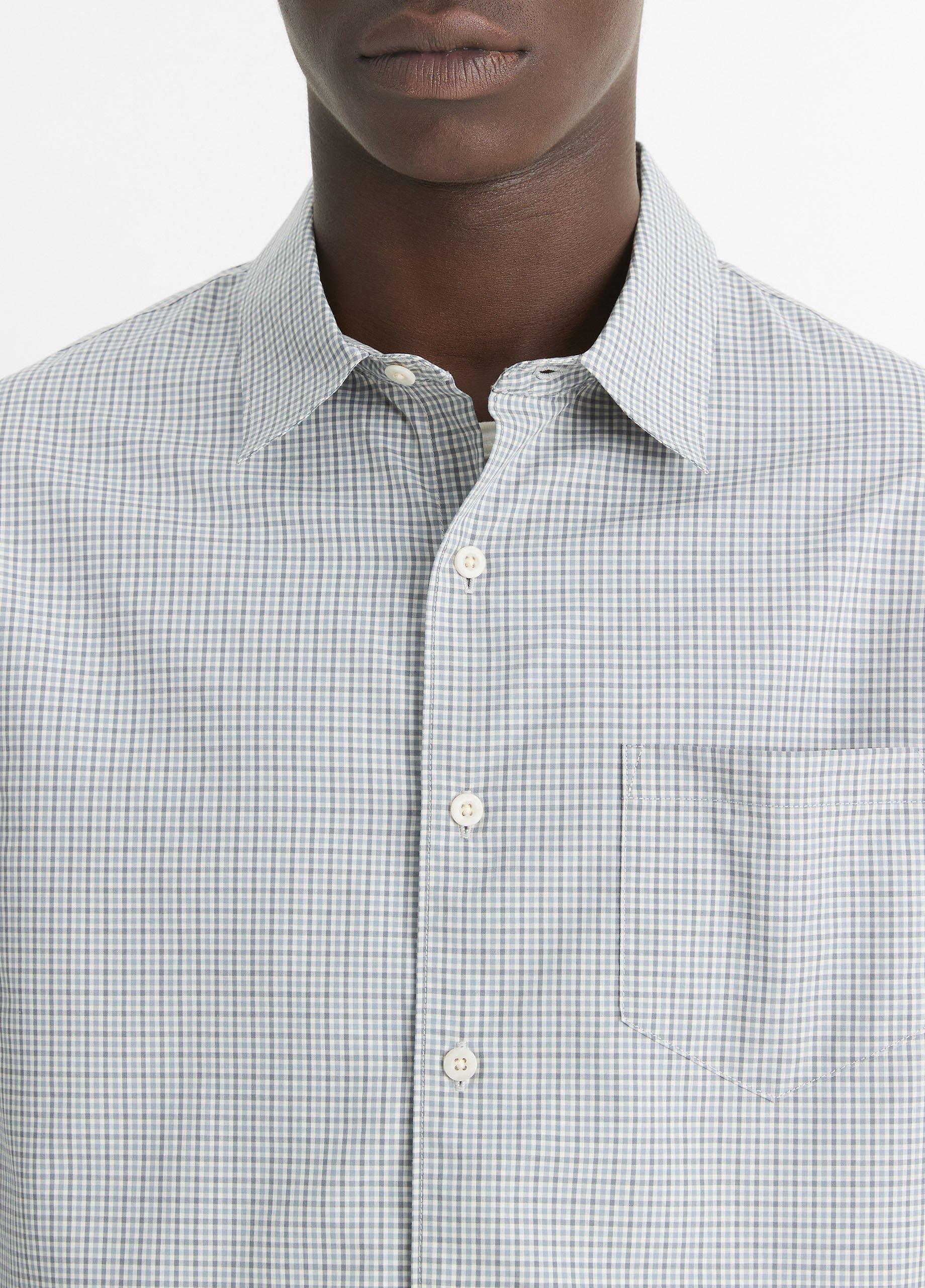 Whitney Plaid Cotton-Blend Long-Sleeve Shirt image number 1