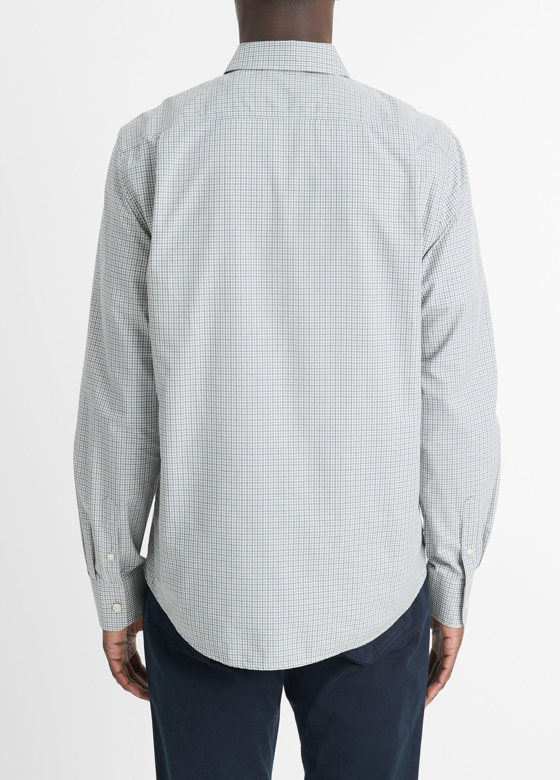 Whitney Plaid Cotton-Blend Long-Sleeve Shirt image number 3