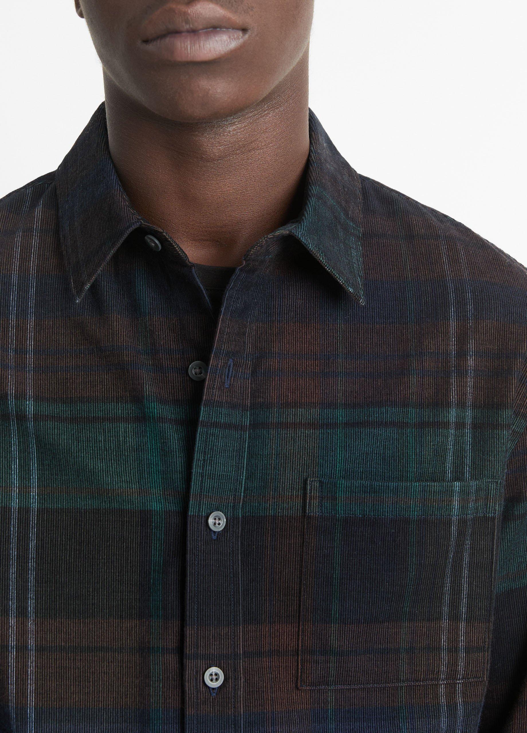 Corduroy Button Up Shirt for Men in Tan | SW35-FW3-TAN – Glik's