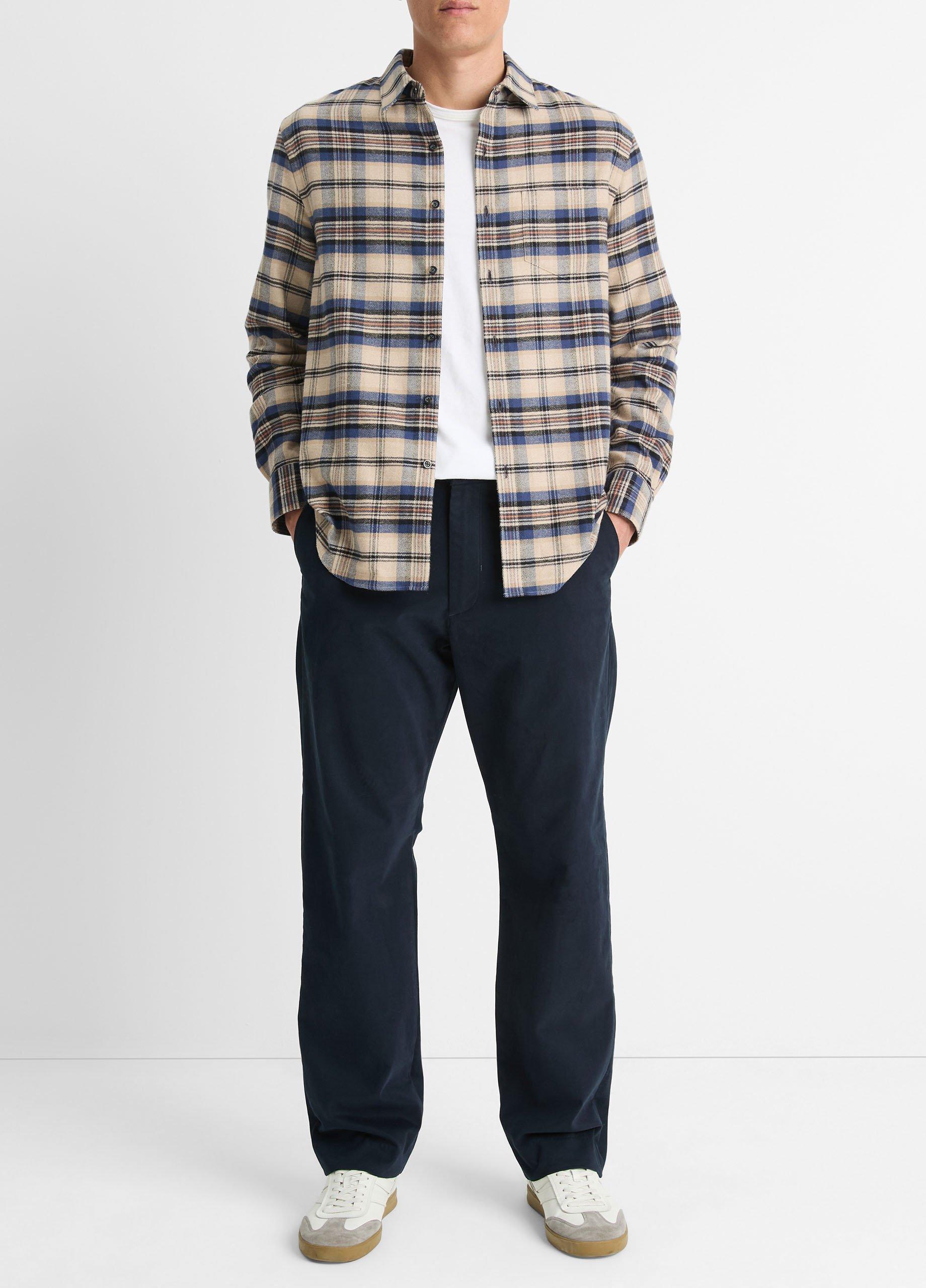 Hasley Plaid Cotton Long-Sleeve Shirt image number 0