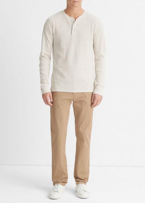 Sun-Faded Thermal Long-Sleeve Henley
