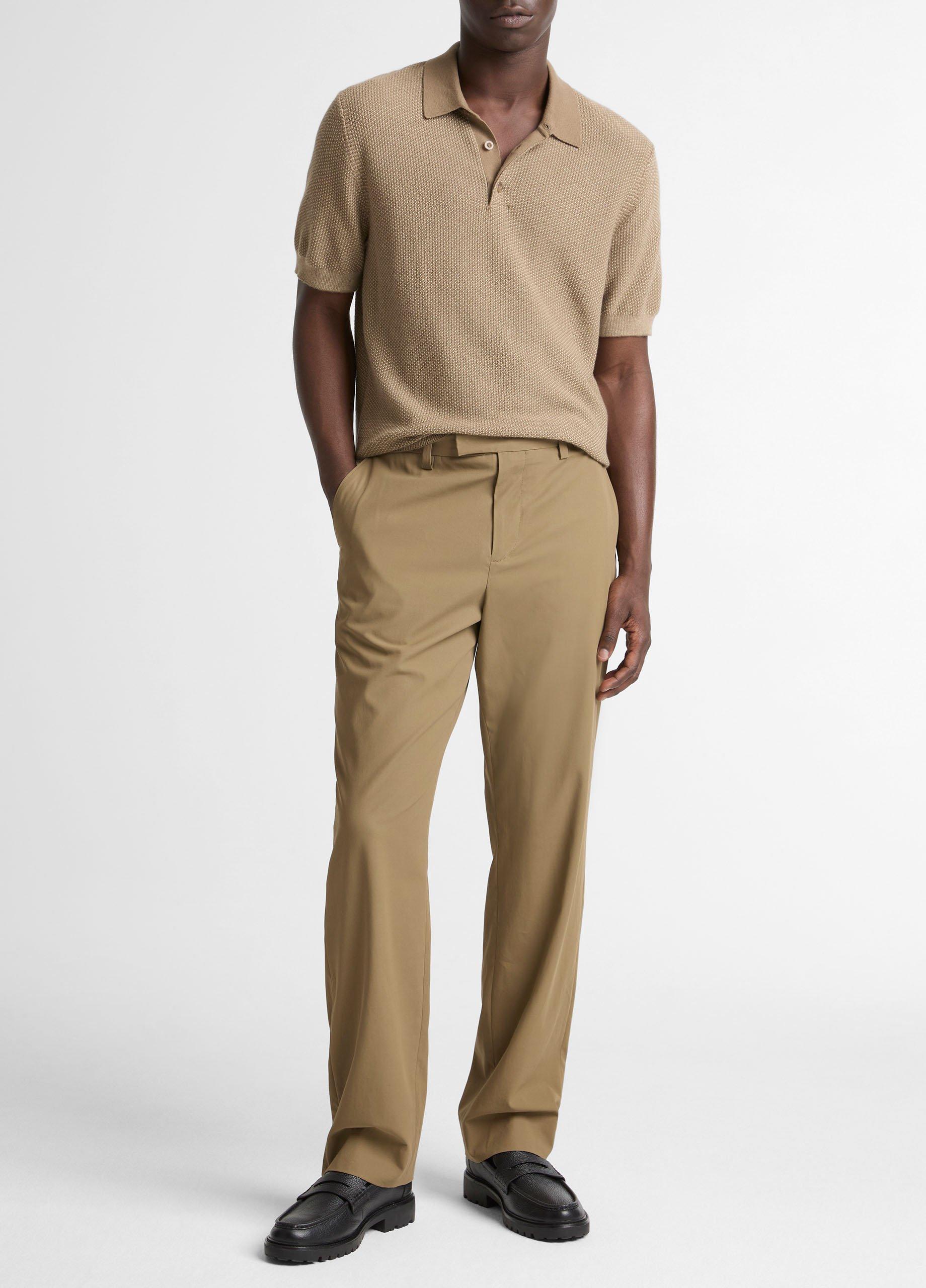 Geo-Jacquard Wool-Blend Blend Polo Sweater image number 3