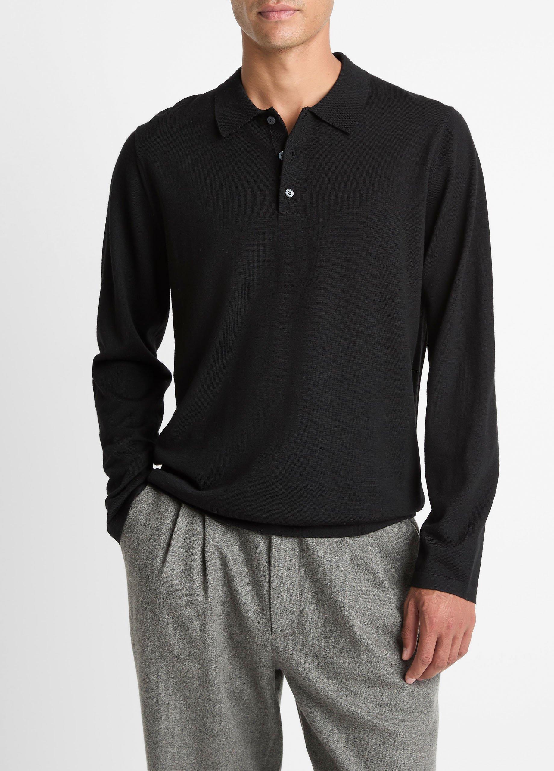 Extrafine Merino Wool Polo Sweater image number 0