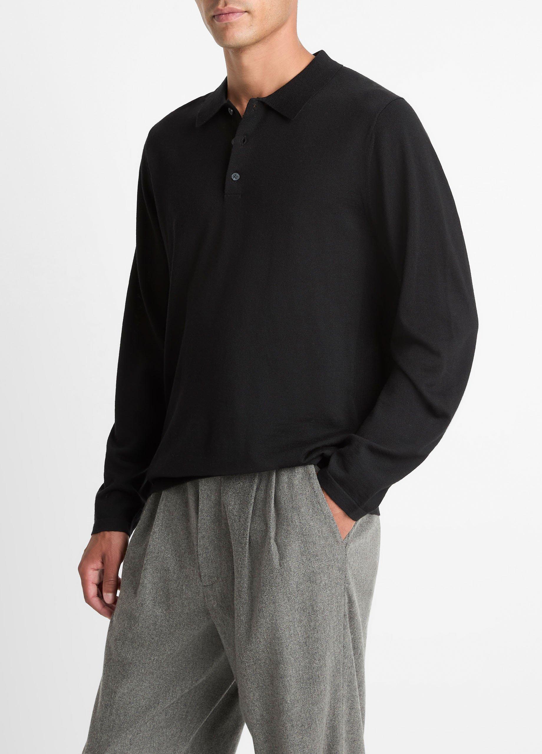 Extrafine Merino Wool Polo Sweater image number 1